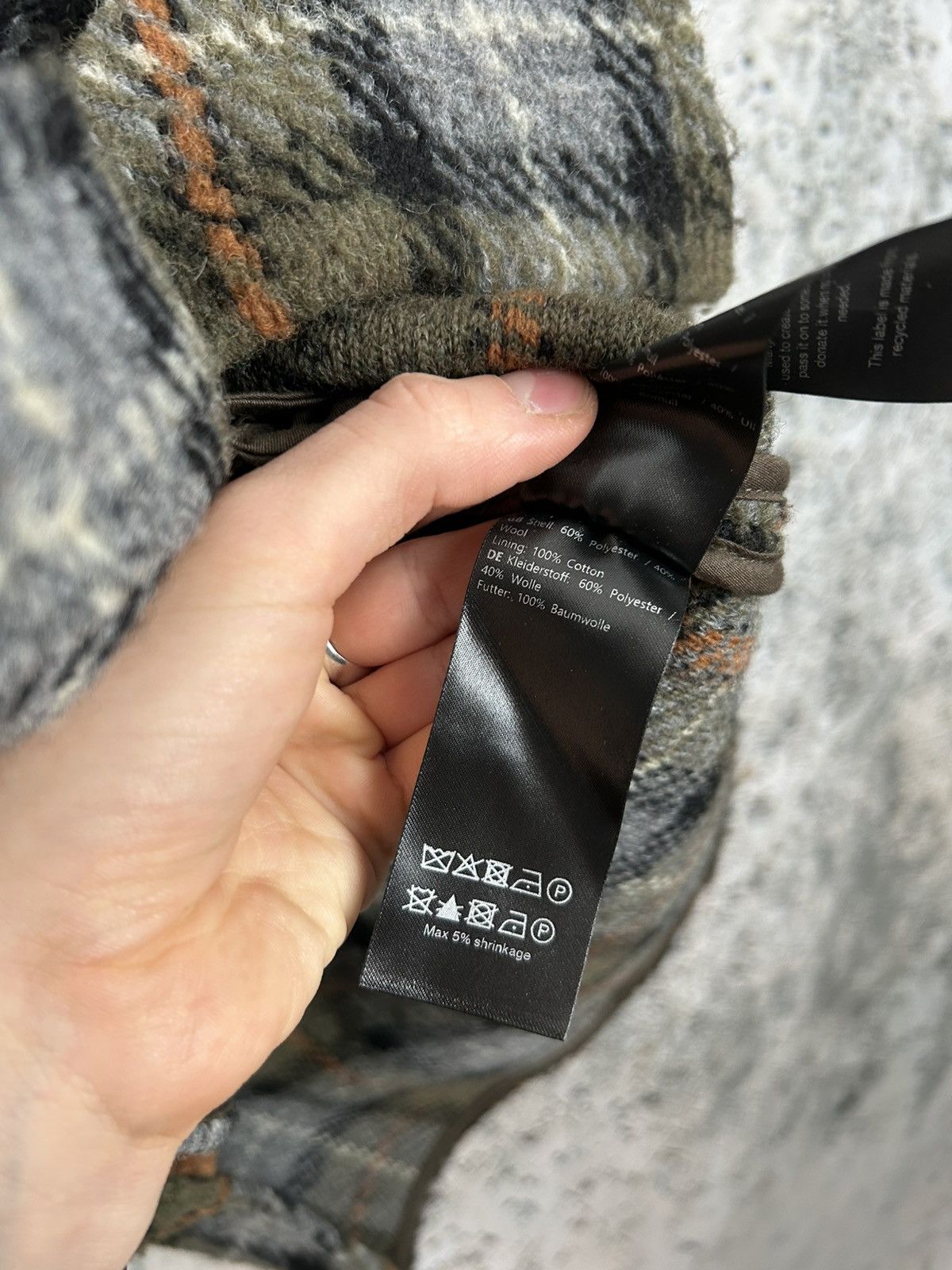 Designer × Samsoe Samsoe Samsoe & Samsoe Wool Overshirt Cloak Avantgarde Designer Size US XS / EU 42 / 0 - 7 Thumbnail