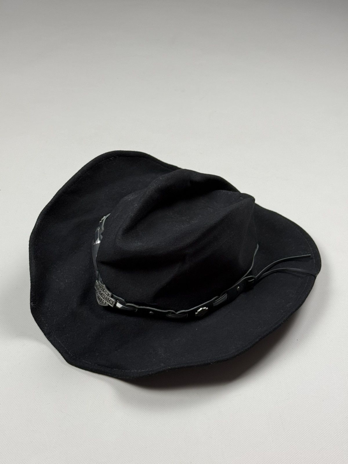 Harley Davidson Harley Davidson Western Wool Cowboy Hat Cap Size XL Size ONE SIZE - 17 Thumbnail