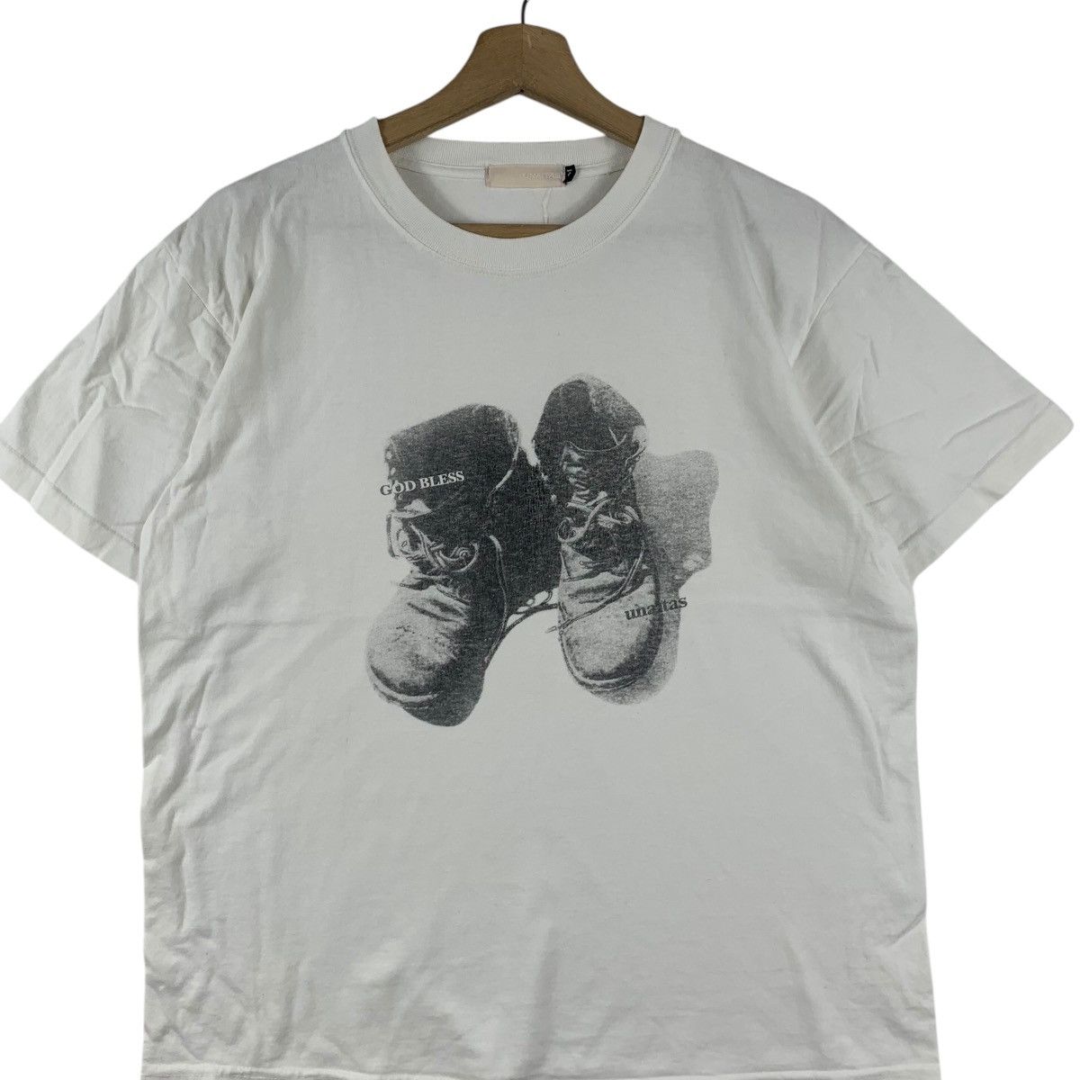 Vintage Vintage UNAITAS JAPAN DESIGNER God Bless Tee Shirt Top Size US M / EU 48-50 / 2 - 3 Thumbnail