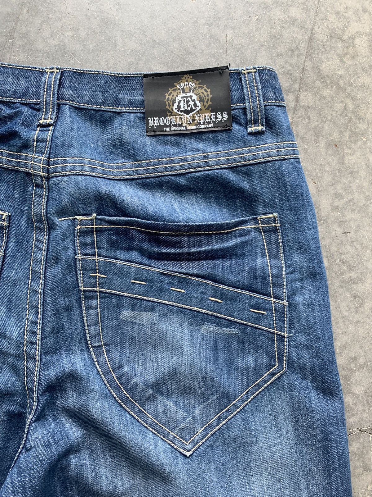 JNCO × Southpole × Vintage Vintage Y2K Brooklyn Xpress Baggy Jeans Size US 36 / EU 52 - 7 Thumbnail