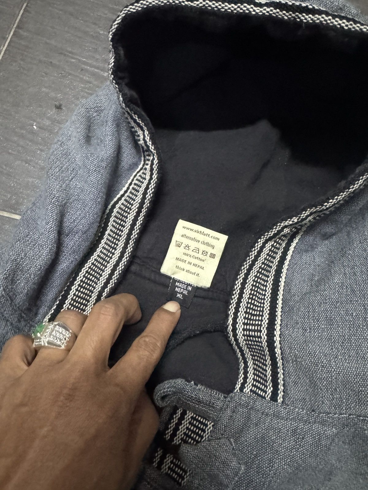 If Six Was Nine × Japanese Brand VIRBLATT NEPAL OUTDOOR HOODIE Size US L / EU 52-54 / 3 - 3 Thumbnail