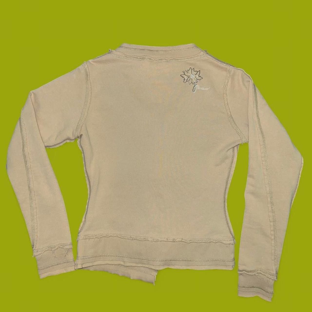 Parasuco Parasuco asymmetrical distressed cotton cardigan y2k vintage Size S / US 4 / IT 40 - 2 Thumbnail