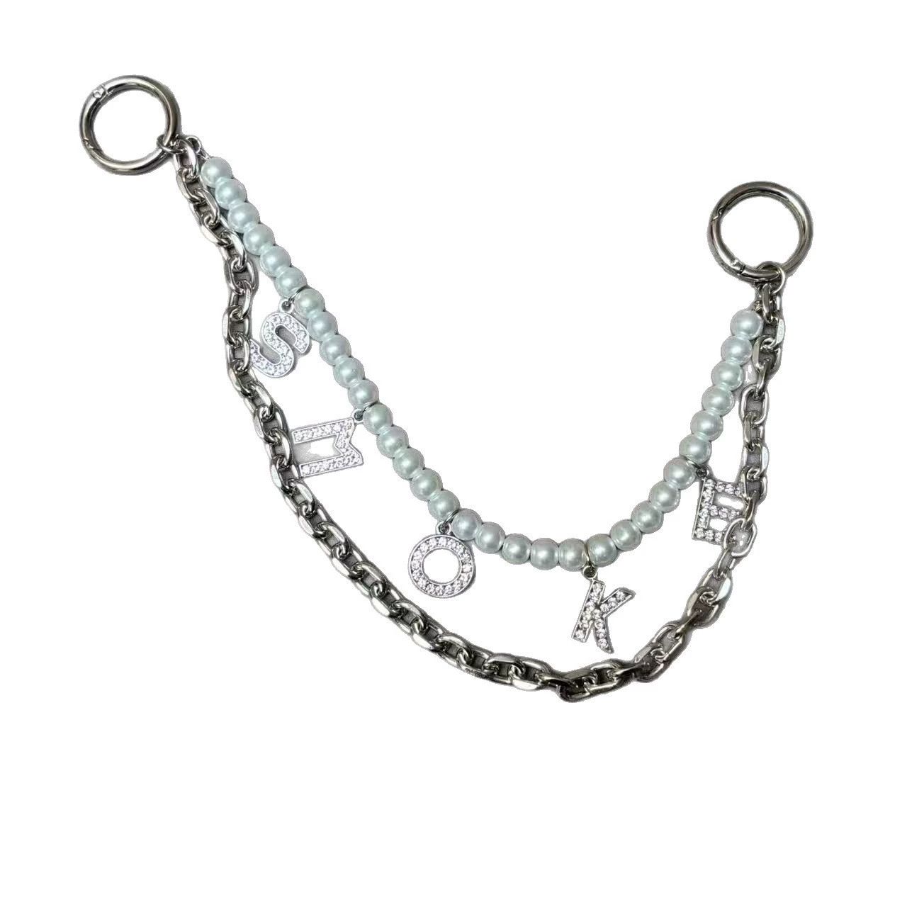 Vintage Retro hip-hop punk style jeans waist chain Size ONE SIZE - 5 Thumbnail