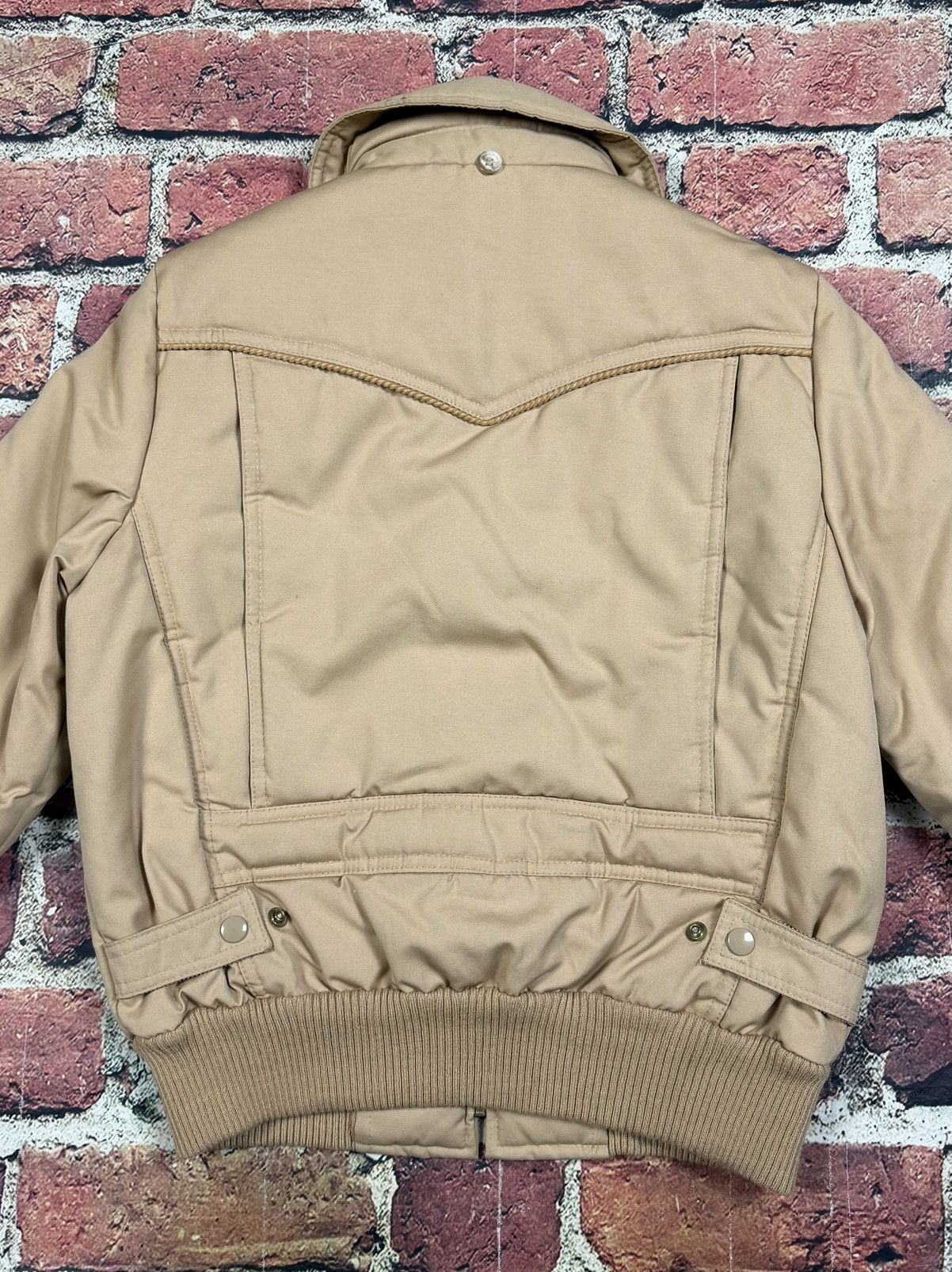 Other Vintage Ranchwear Western Style Bomber Jacket Tan Japan 70s Size US M / EU 48-50 / 2 - 4 Thumbnail
