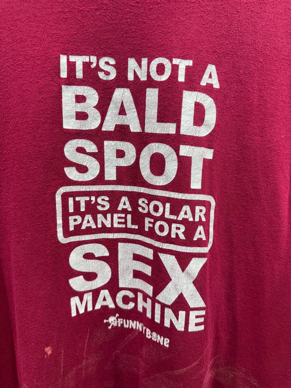 Other VTG Its Not A Bald Spot It's A Solar Panel For A SEX MACHINE Size US XL / EU 56 / 4 - 2 Thumbnail