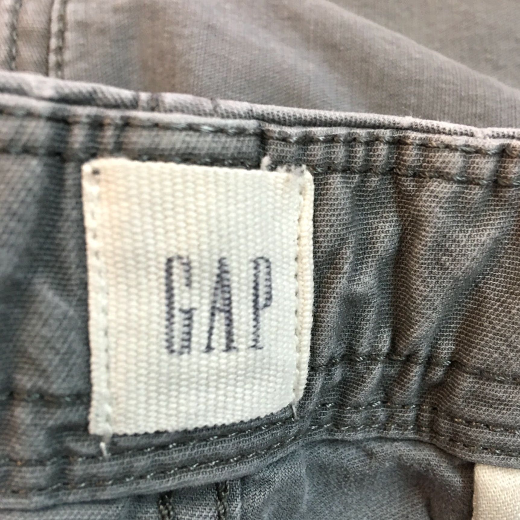 Gap Gap Mens Chino Shorts Flat Front Regular Fit High Rise Gray Size 38 Size US 38 / EU 54 - 4 Thumbnail