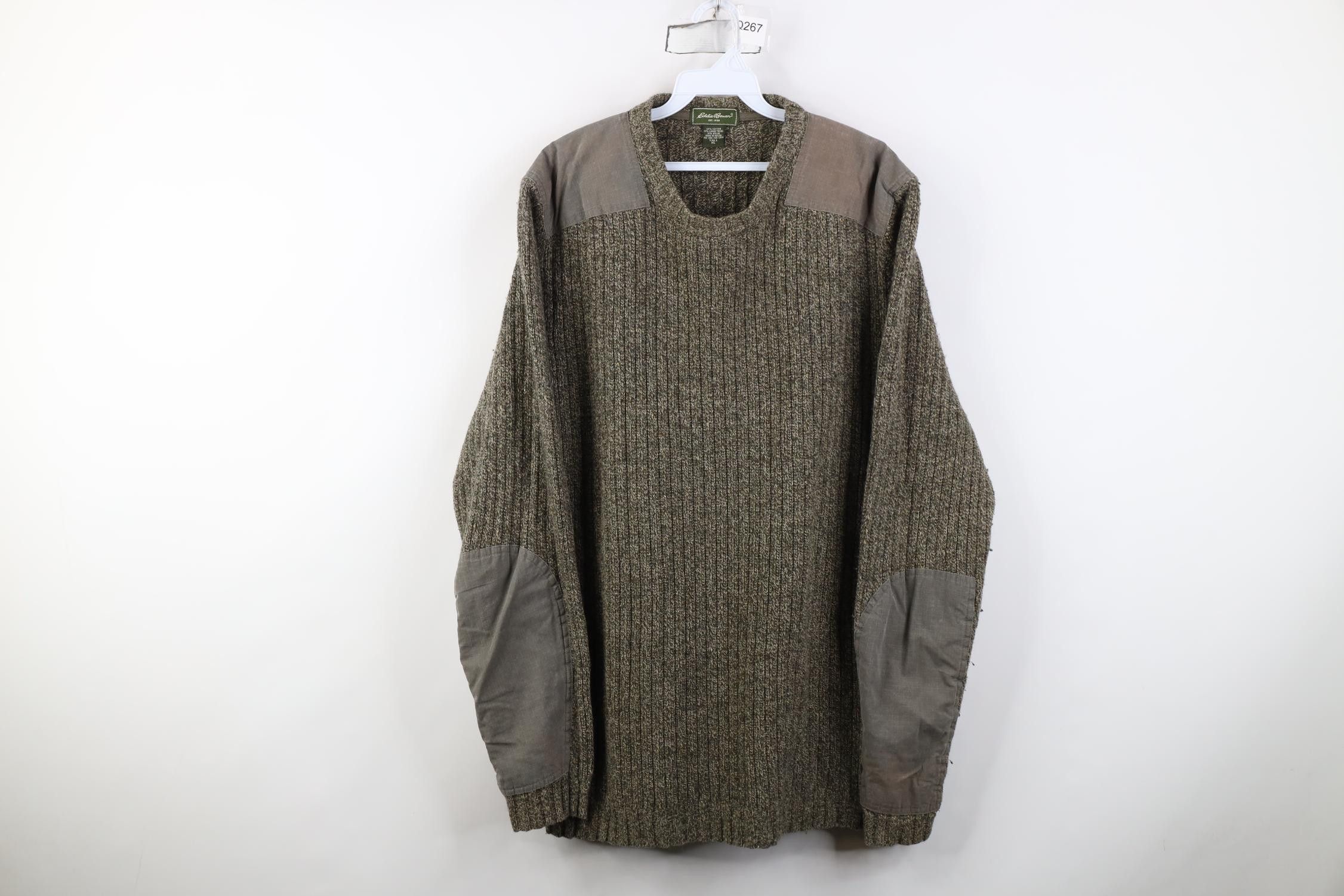 Eddie Bauer Vintage Eddie Bauer Blend Ribbed Knit Commando Sweater Brown Size US XL / EU 56 / 4 - 1 Thumbnail