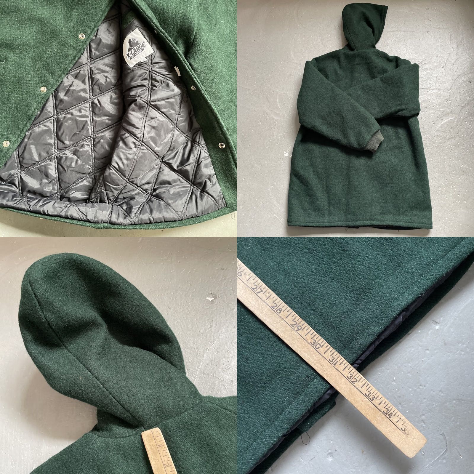 X-LARGE New Title: Vintage 90s X-LARGE Wool Parka Jacket, USA Skateboarding Streetwear Size US XL / EU 56 / 4 - 8 Thumbnail