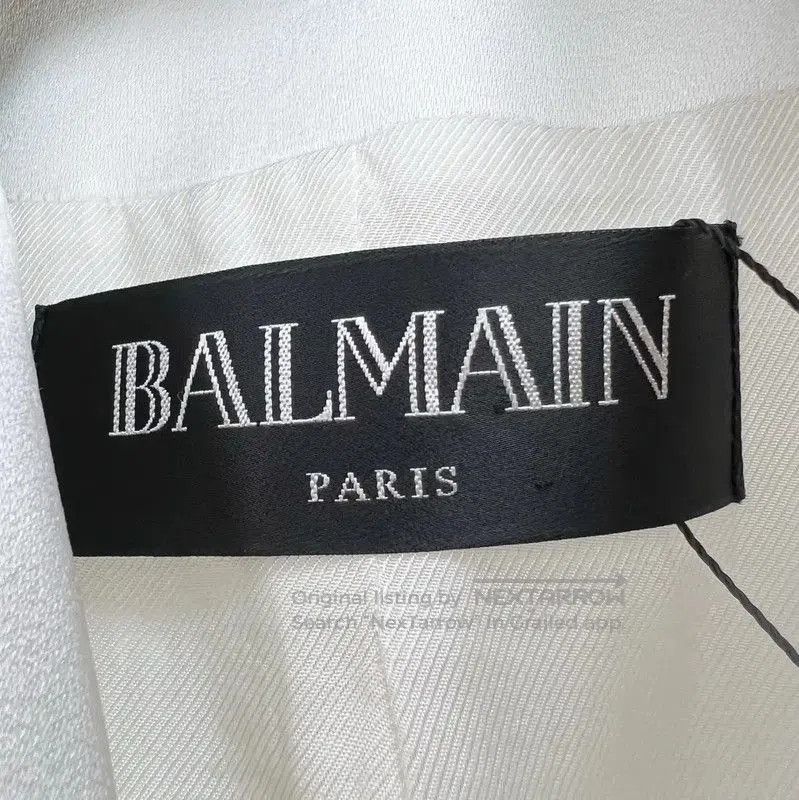 Balmain Balmain White Logo Women's Jacket . Size M / US 6-8 / IT 42-44 - 6 Thumbnail