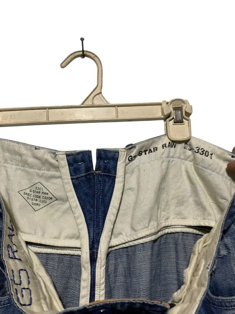 G-Star G Star Raw Denim J cut suspender patch sashiko stitch jeans Size US 34 / EU 50 - 14 Thumbnail