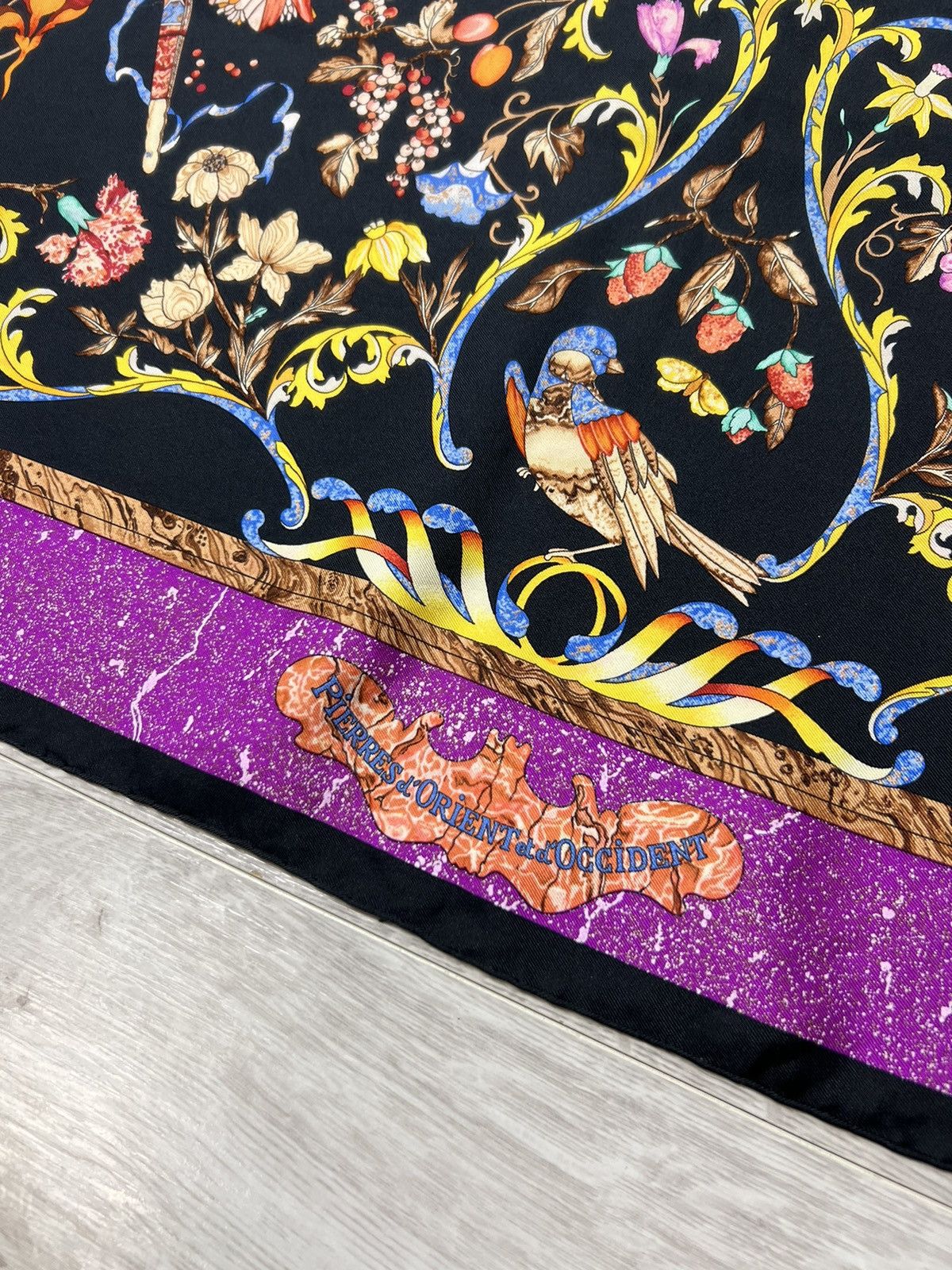 Hermes HERMES Carre Pierres d'Orient et d'Occident Silk Scarf Size ONE SIZE - 4 Thumbnail