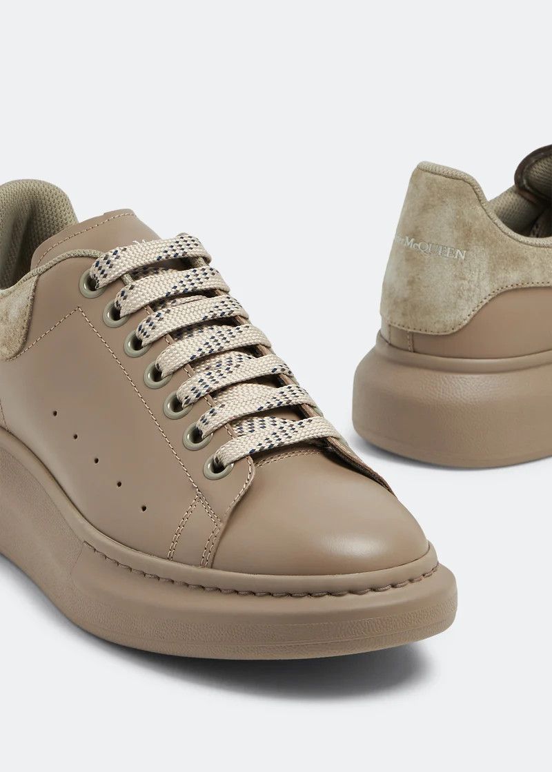 Alexander McQueen o1w1db10725 Sneake Leath S Rubb in Beige/Brown Size US 12 / EU 45 - 2 Thumbnail