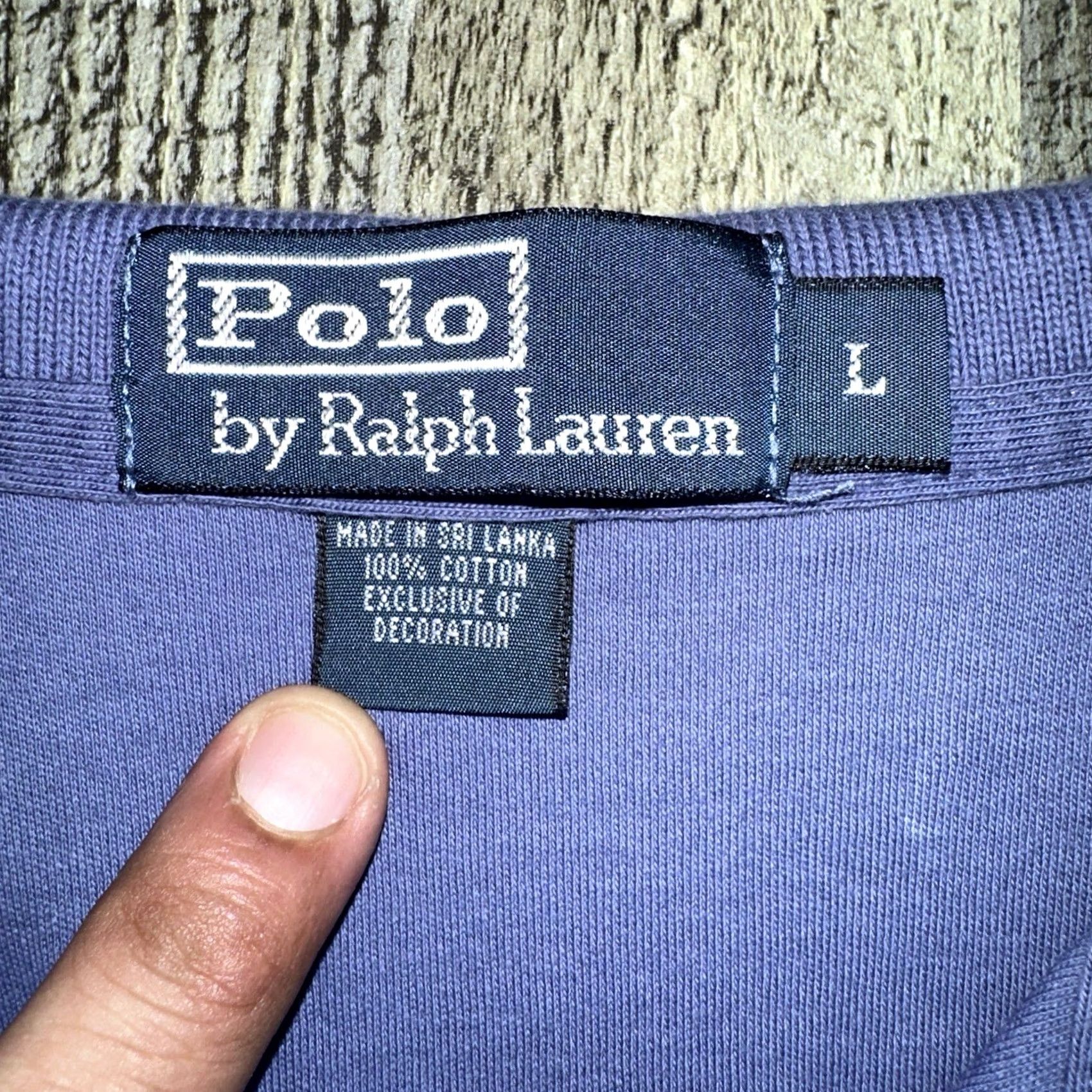 Ralph Lauren Ralph Lauren Polo Shirt Men Purple L Large Polo by Ralph Lauren Shirt Mens Size US L / EU 52-54 / 3 - 3 Thumbnail