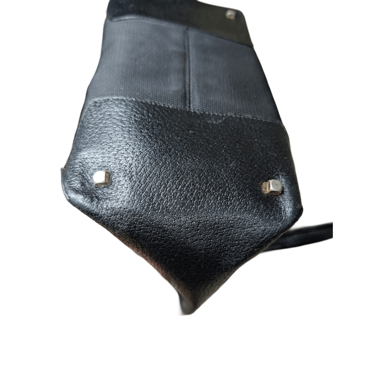 Salvatore Ferragamo B-21 1986 shoulder tote black nylon leather Size ONE SIZE - 6 Thumbnail