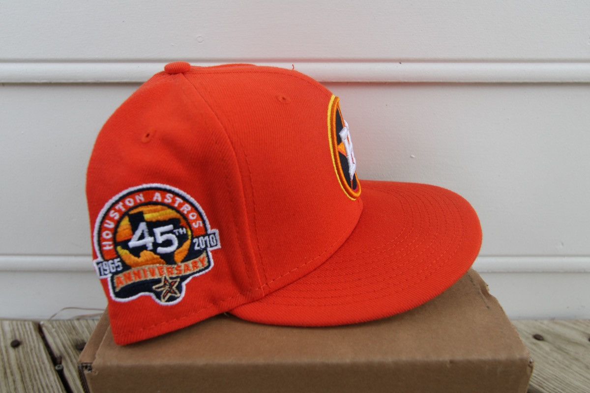 Hat Club × MLB × New Era 7 1/2 New Era Houston Astros Exclusive Fitted Size ONE SIZE - 2 Thumbnail