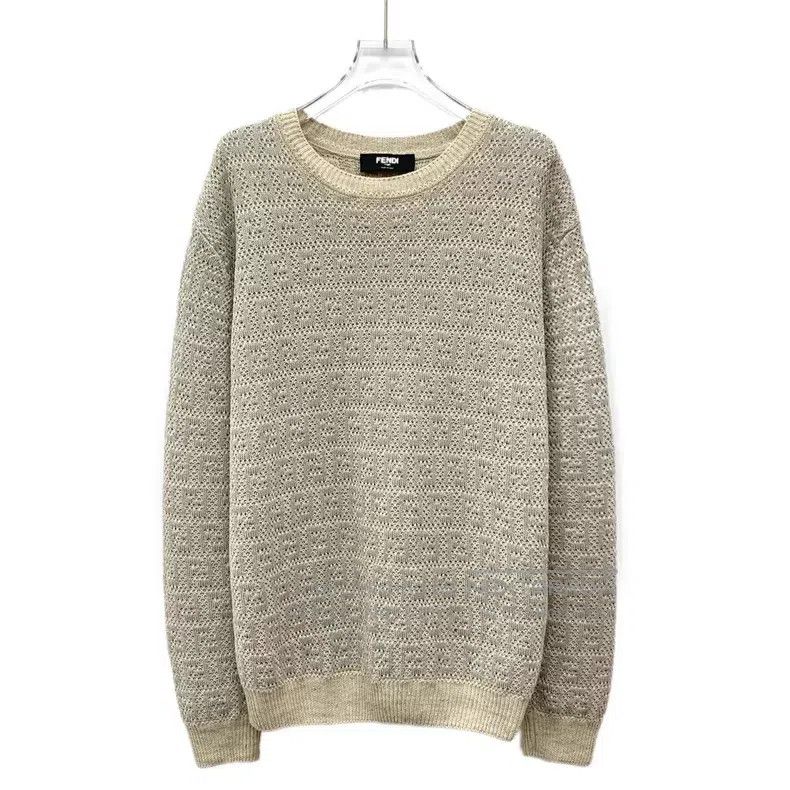 Fendi 22 Model Color-Blocked Logo Monogram Printed Linen C