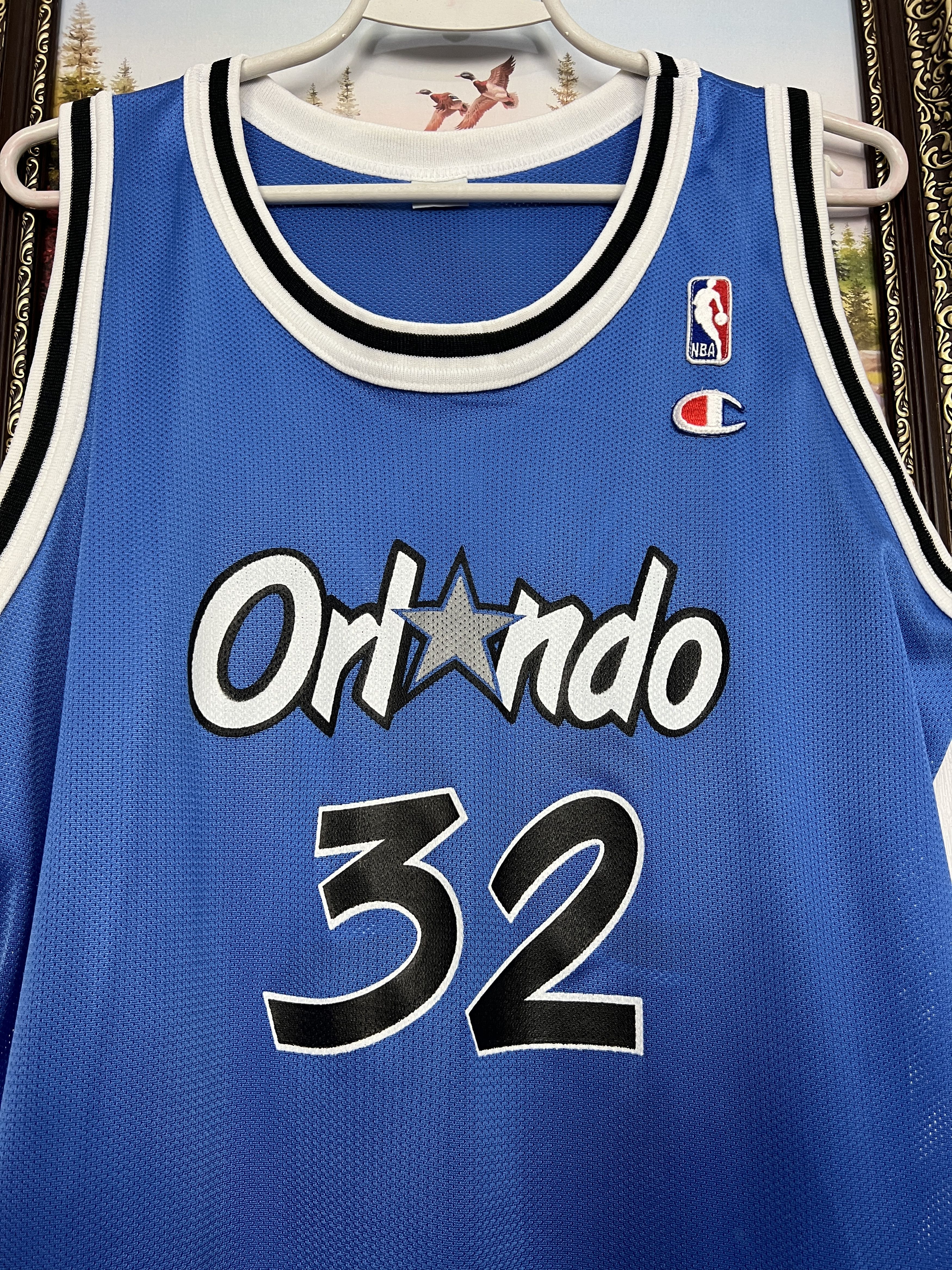 Champion Vintage 90's Champion Orlando Magic NBA O'Neal Jersey Shirt Size US M / EU 48-50 / 2 - 3 Thumbnail
