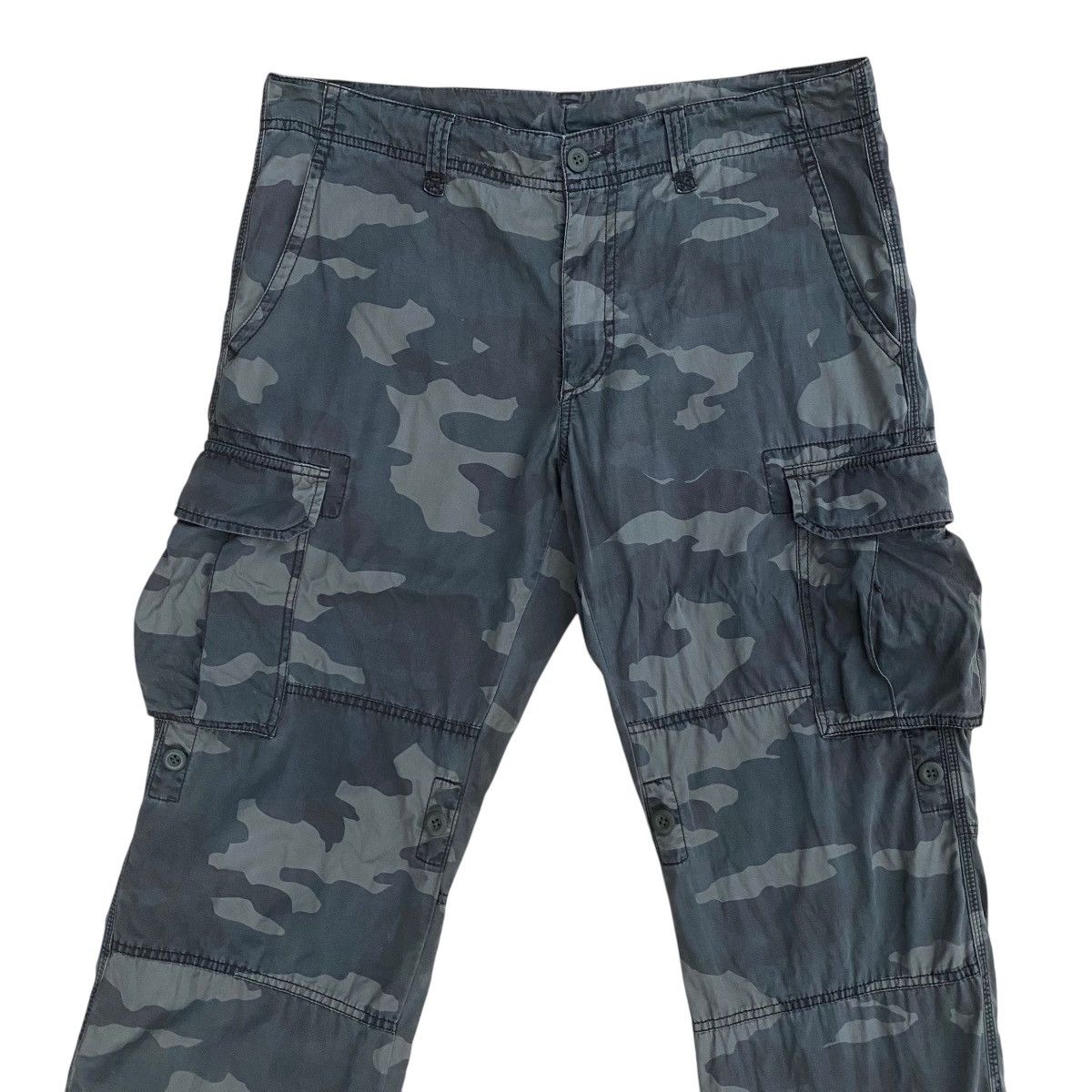 Japanese Brand Camouflage Tactical Military Multipocket Cargo Pants Size US 36 / EU 52 - 3 Thumbnail