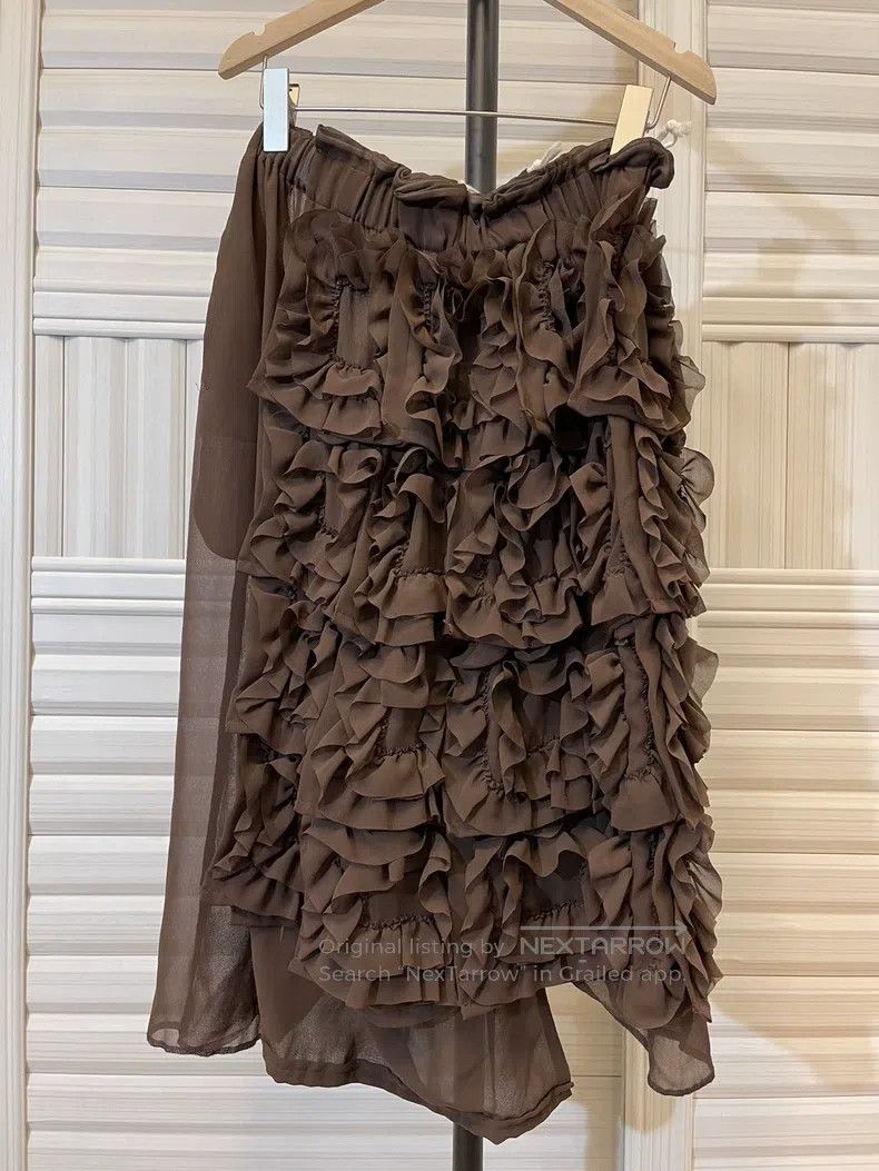 Comme des Garcons Comme Des Garcons size XS Main Line Culottes, Brown Size 24" / US 00 / IT 34 - 3 Thumbnail