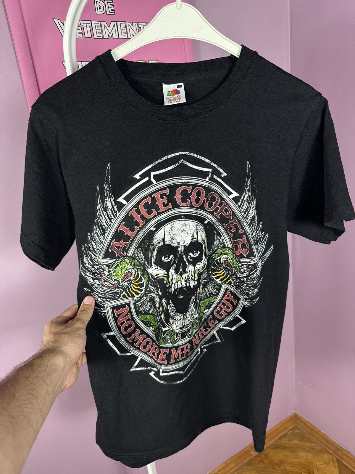 Fruit Of The Loom Alice Cooper TShirt 2011 Tour No More Mr Nice Guy Band Size US S / EU 44-46 / 1 - 7 Thumbnail