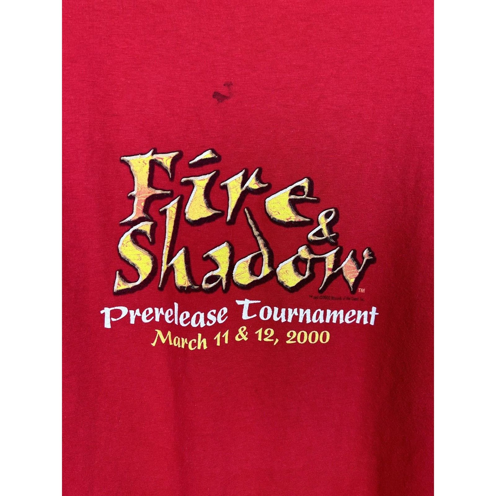 The Game Legend Of The Five Rings 2000 Fire Shadow Pre Tournament Tee Size US XL / EU 56 / 4 - 6 Thumbnail