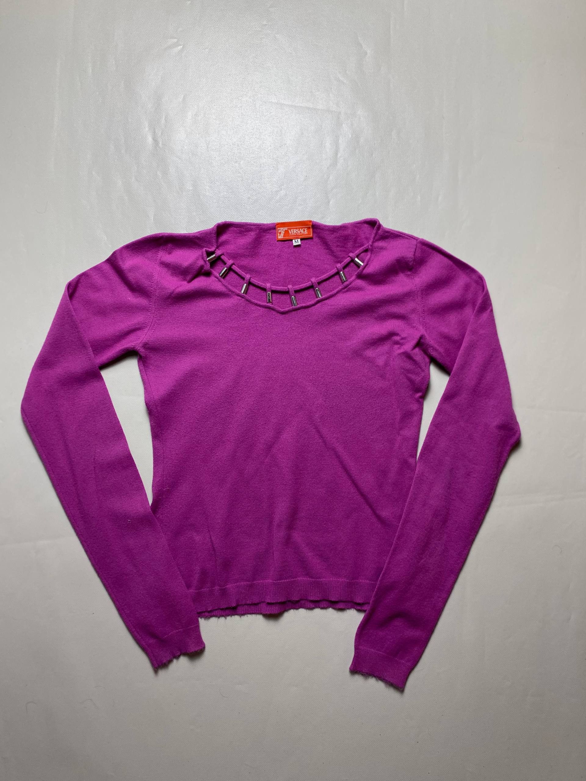 Versace Versace Vintage Sweater 00s Size M / US 6-8 / IT 42-44 - 1 Thumbnail