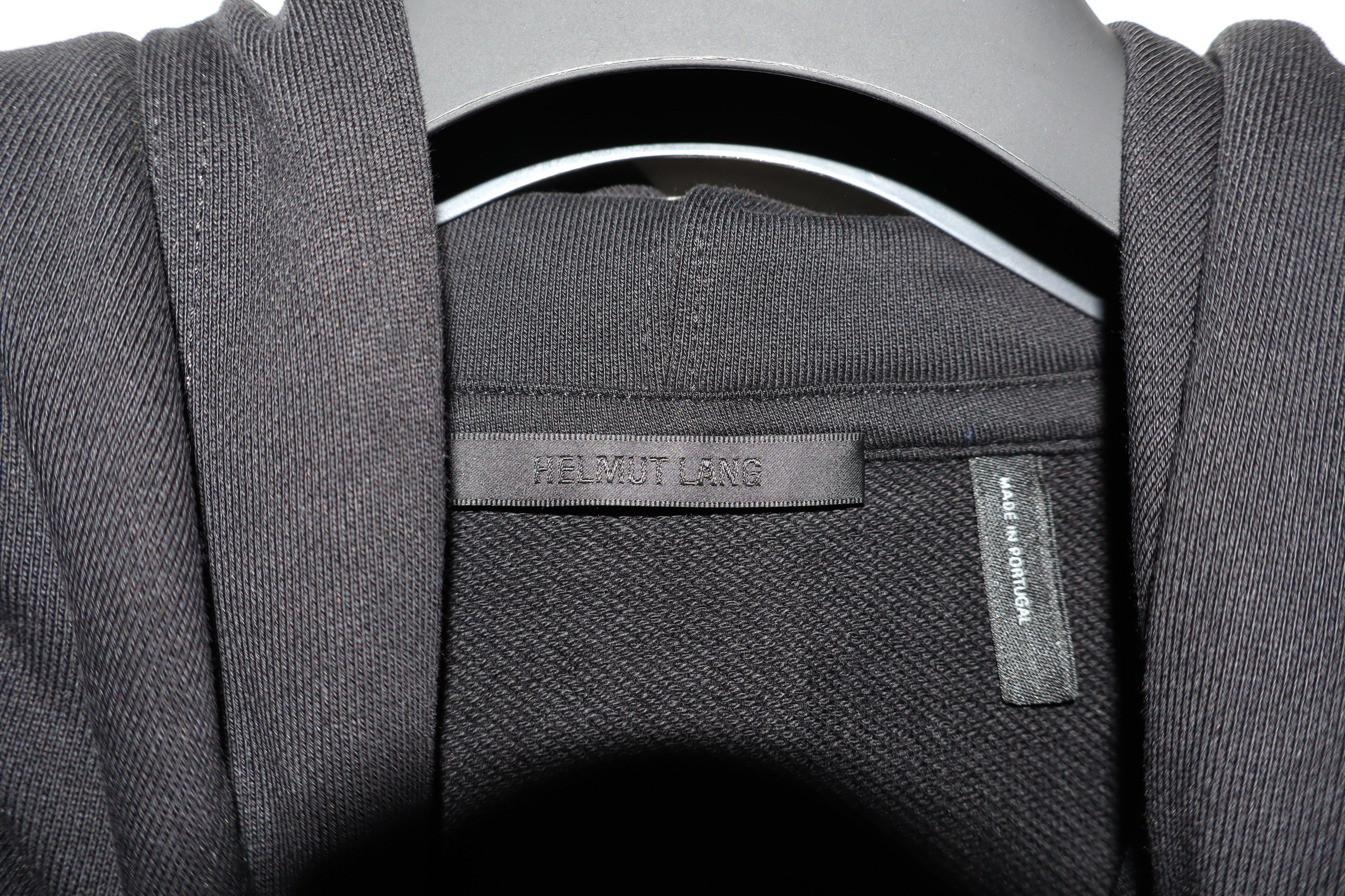 Helmut Lang distorted logo print hoodie Size US L / EU 52-54 / 3 - 4 Thumbnail