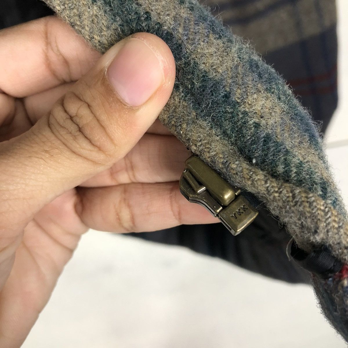 Japanese Brand 🔥VINTAGE FLANNEL WOOL JACKET ZIPPER PARALYSER ISSEY MIYAKE Size US M / EU 48-50 / 2 - 18 Thumbnail