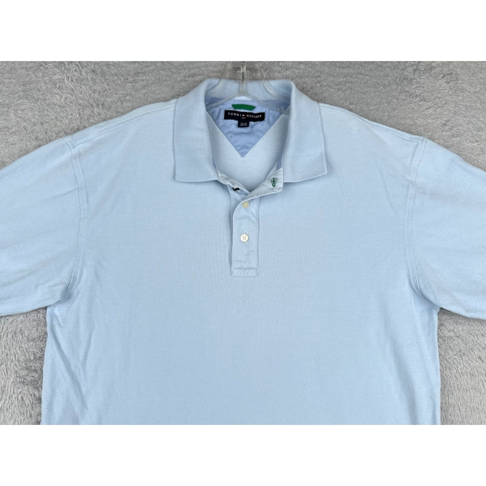 Tommy Hilfiger Tommy Hilfiger Polo Shirt Adult XL Blue 100% Cotton Golf Casual Mens Size US XL / EU 56 / 4 - 4 Thumbnail