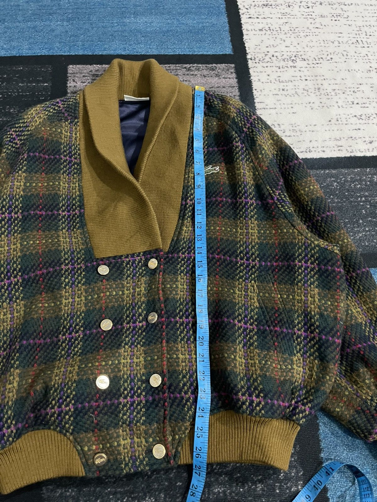 Lacoste Vintage 90s Lacoste Wool Jacket Size US XL / EU 56 / 4 - 19 Thumbnail