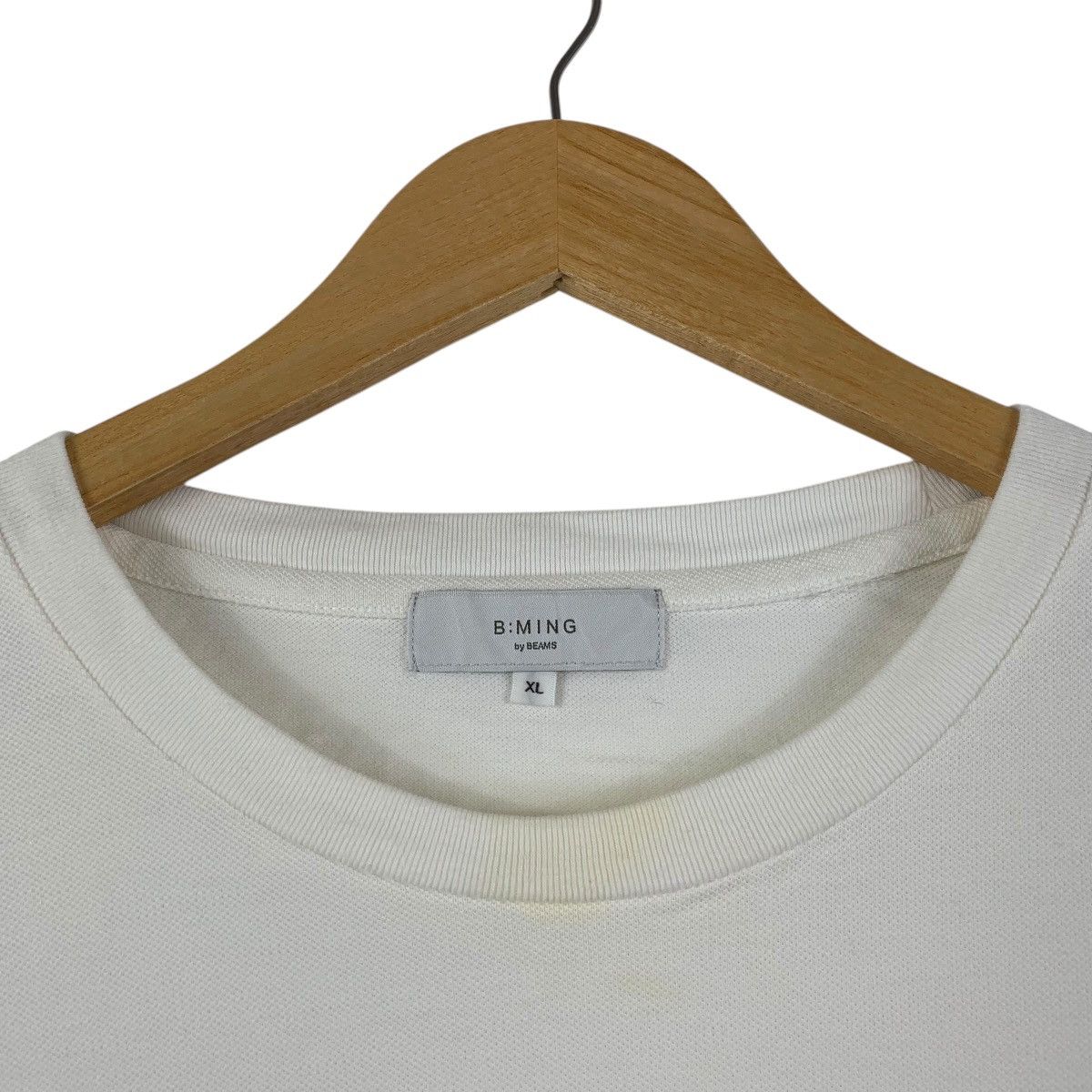 Beams Plus BEAMS PLUS B:MING Collection Plain White Baggy Tee Shirt Size XL / US 12-14 / IT 48-50 - 5 Thumbnail