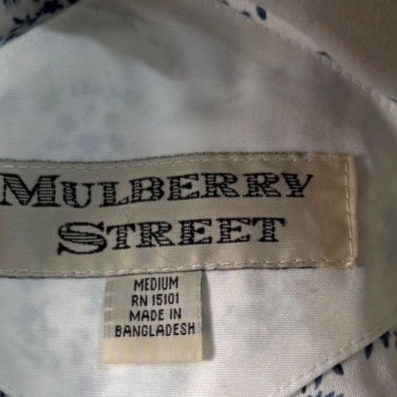 Mulberry VINTAGE Mulberry Street White Parka Coat M Adult Womens Long Sleeve Vintage 80s 90s Coastal Grandma Size M / US 6-8 / IT 42-44 - 4 Thumbnail