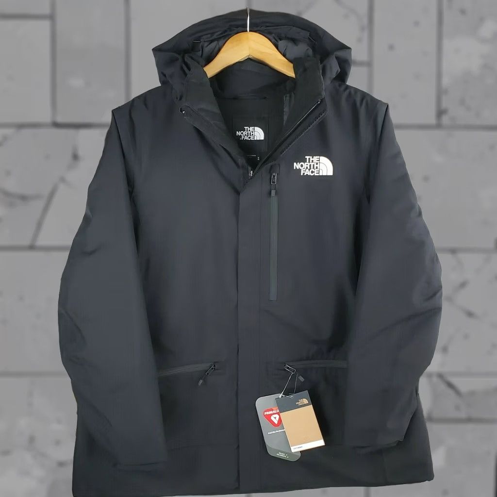 The North Face The North Face Women's 1X Primaloft Hooded Jacket Coat Black XL New with Tags Size XL / US 12-14 / IT 48-50 - 1 Thumbnail