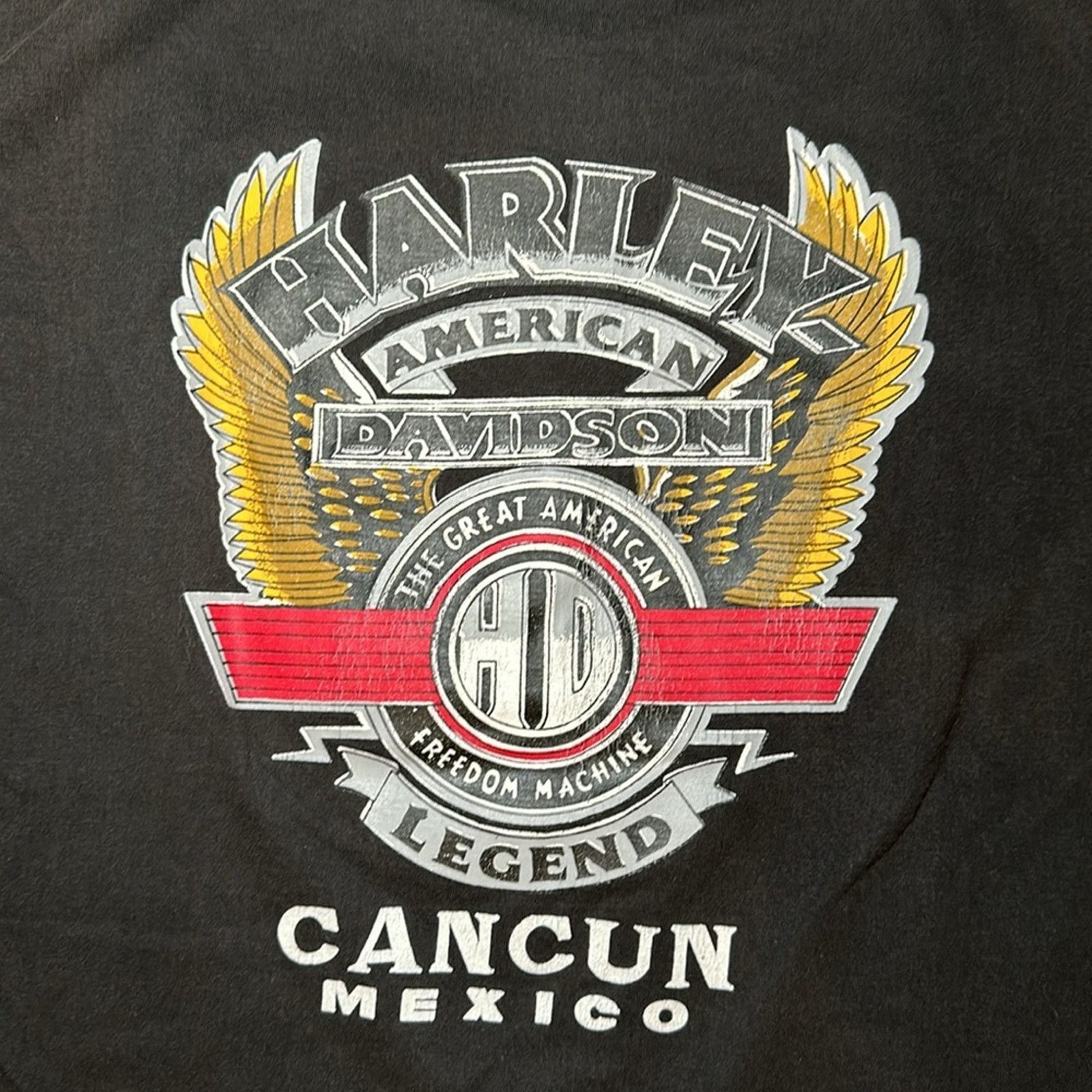 Harley Davidson Harley Davidson Cancun Mexico Tee - XL Size US XL / EU 56 / 4 - 4 Thumbnail