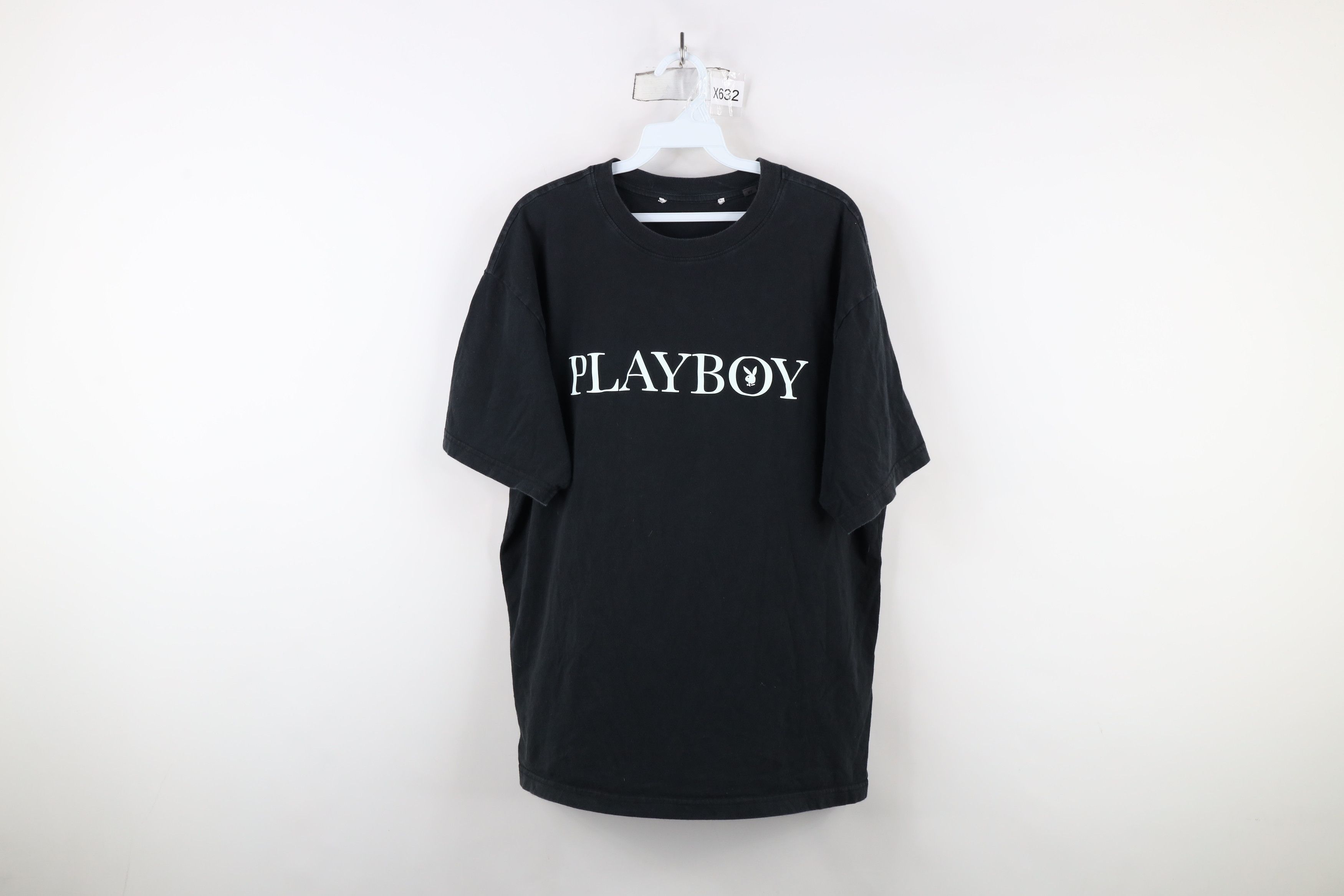 Playboy Vintage 1990s Playboy I Read the Articles Tee large black