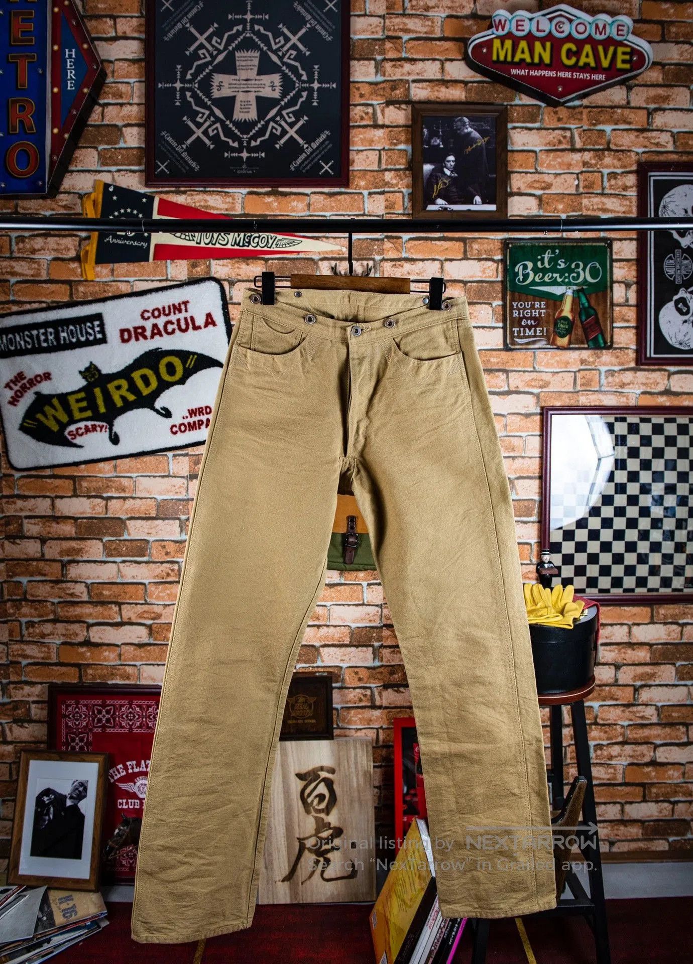 Warehouse Warehouse Canvas Floral Classic Pants. Size US 29 - 2 Thumbnail