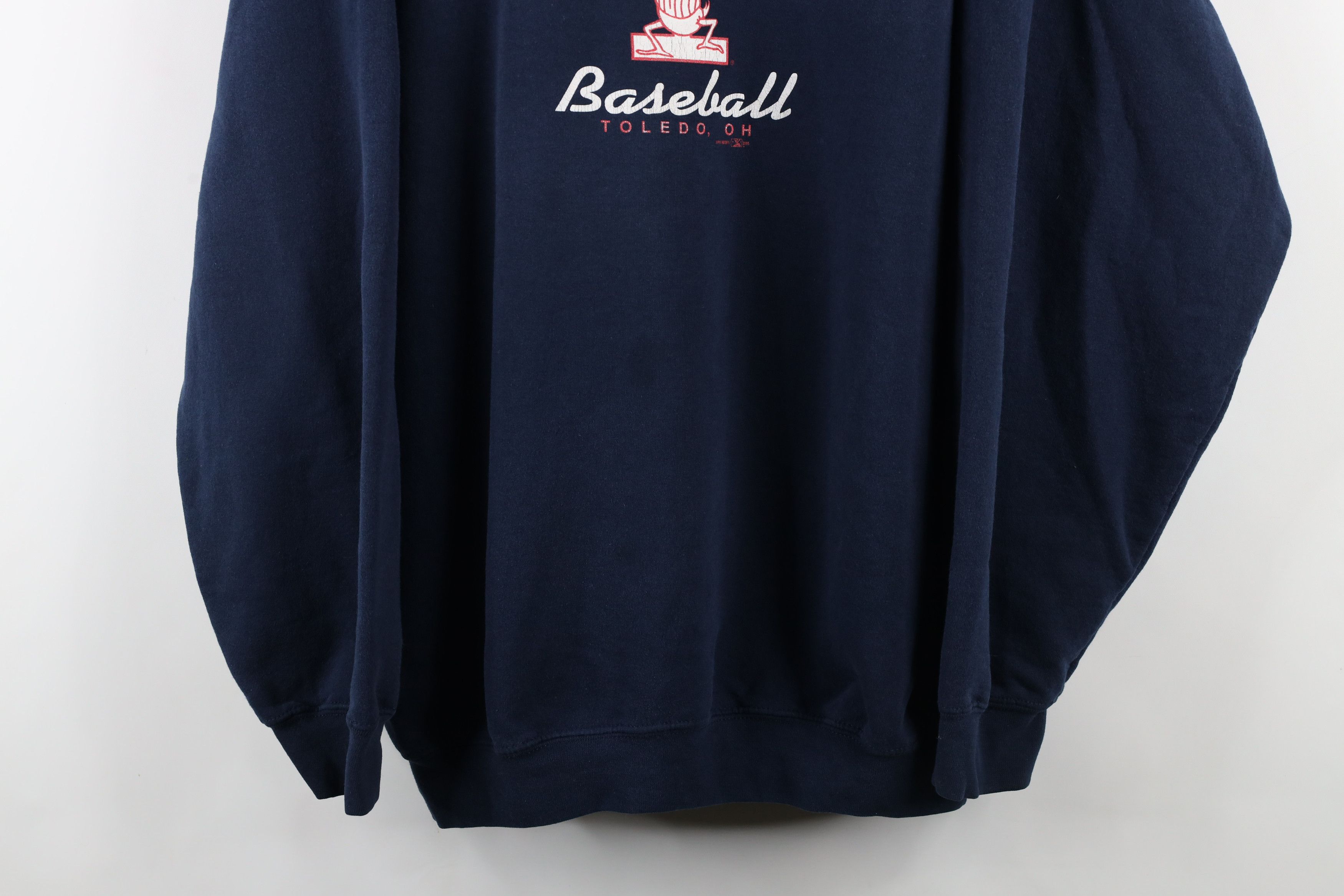 Vintage Vintage Y2K 2005 Baseball Toledo Mud Hens Sweatshirt Blue Size US XXL / EU 58 / 5 - 3 Thumbnail