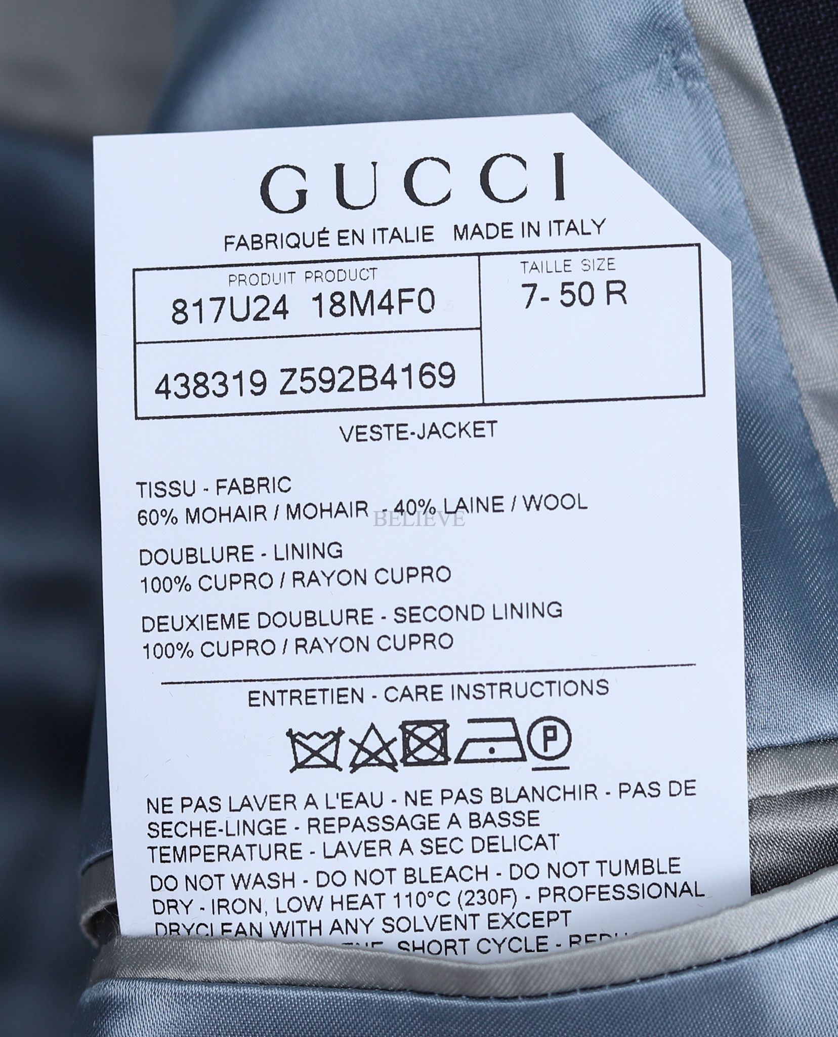 Gucci GUCCI JACKET BLAZER NAVY RUNWAY 370 Size US M / EU 48-50 / 2 - 7 Thumbnail