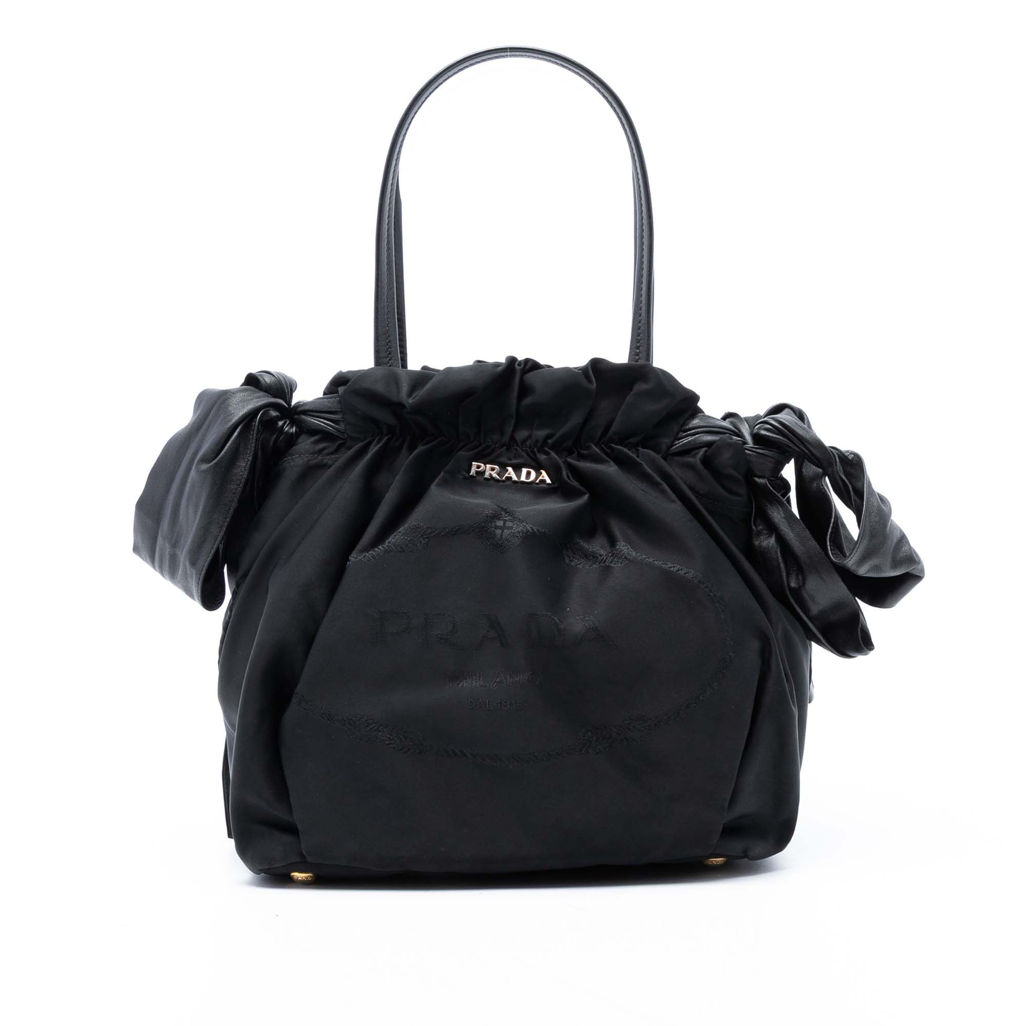 Tessuto Logo Bow Satchel