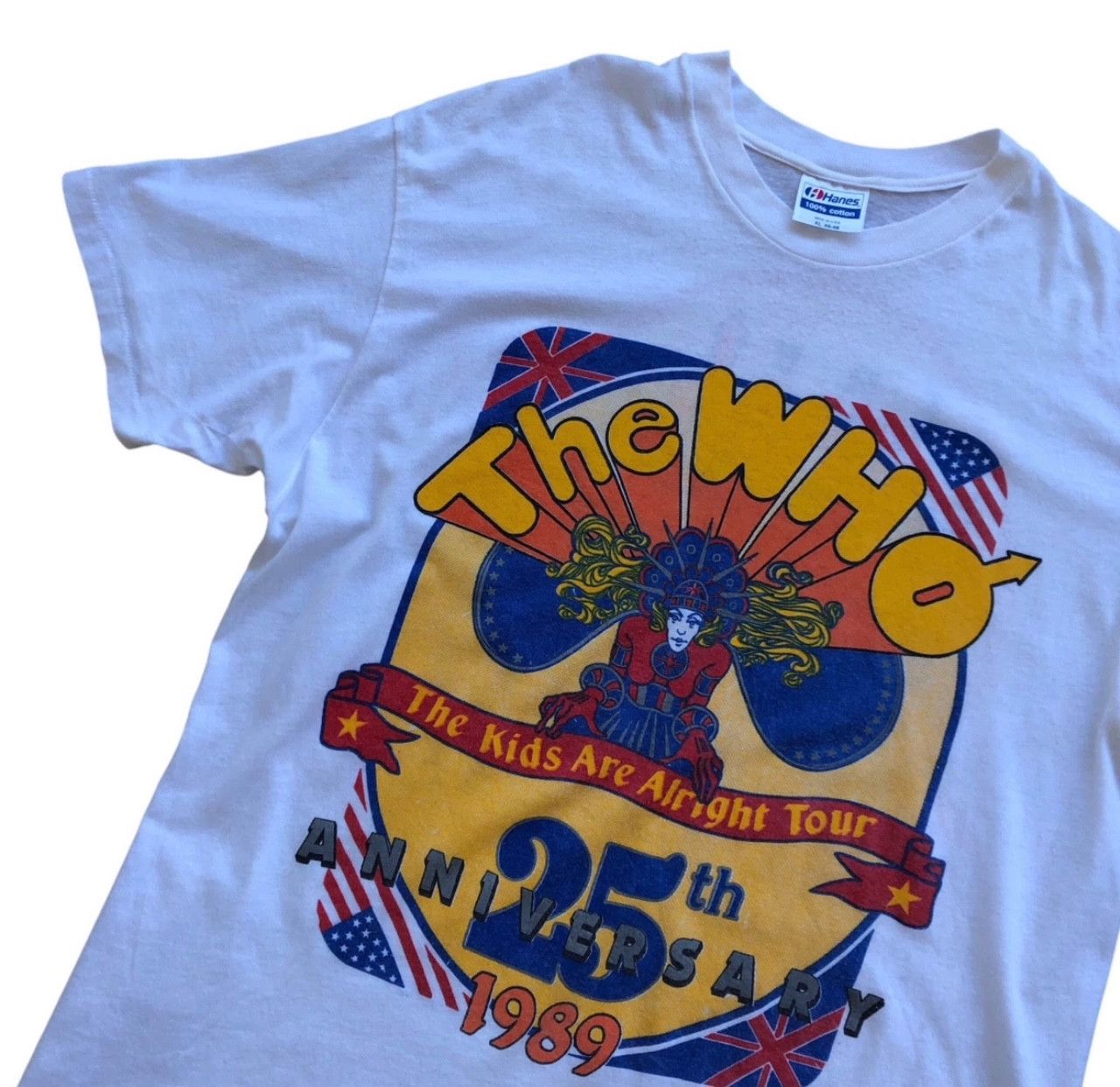 Hanes Vintage The Who 25th Anniversary XL 1989 Size US XL / EU 56 / 4 - 7 Thumbnail