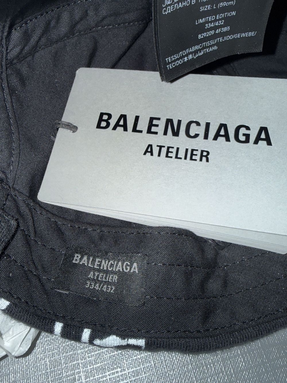 Balenciaga BALENCIAGA ATELIER CAP LTD Ed Size ONE SIZE - 10 Thumbnail