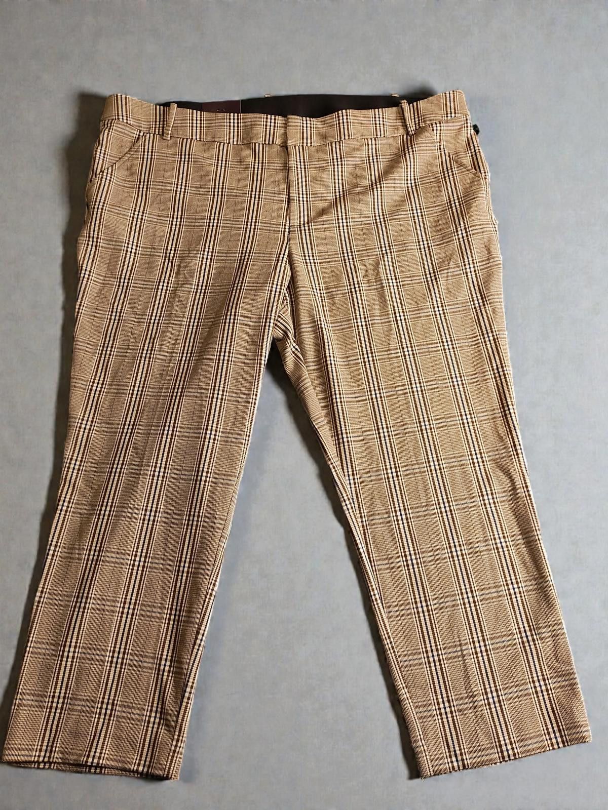 Other AVA & VIV 24W Wide Leg Classic Plaid W/Stretch Dress Pants Size 42" / US 20 - 3 Thumbnail