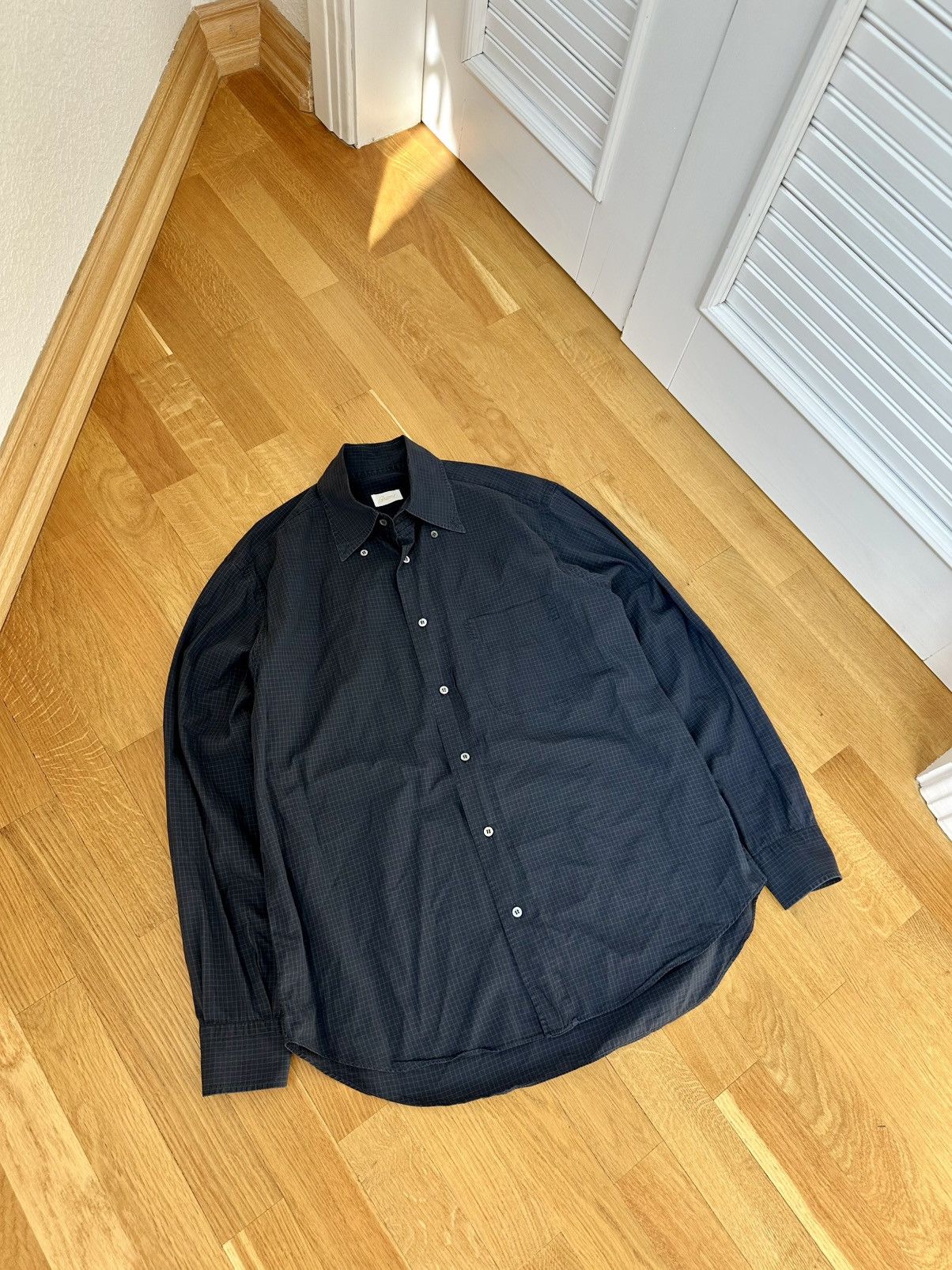 Brioni Made in Italy Brioni Black Shirt Size US XL / EU 56 / 4 - 1 Thumbnail
