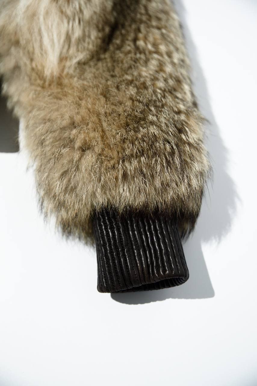 Dsquared2 Dsquared2 FW08 Full Coyote Fur Cropped Hooded Bomber Jacket Size M / US 6-8 / IT 42-44 - 5 Thumbnail