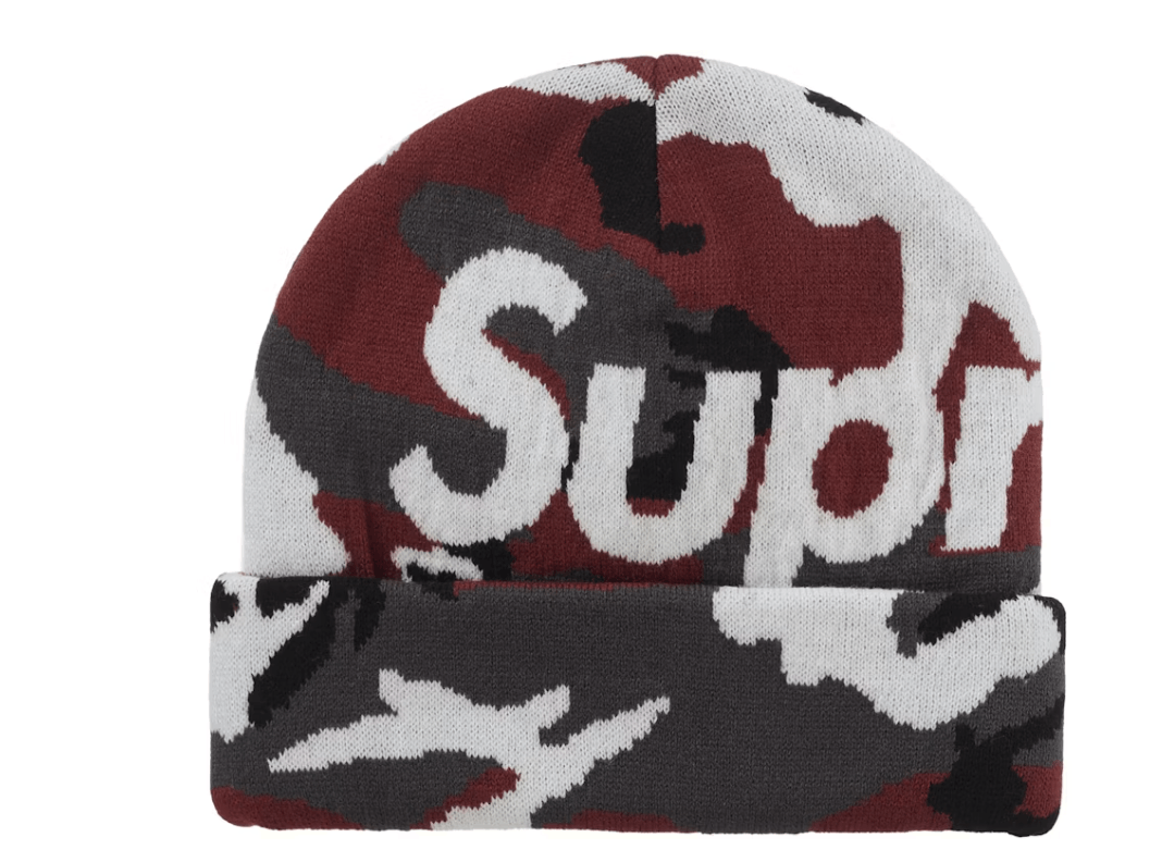 Supreme Supreme Camo Big Logo Beanie Red Camo size adjustable Size ONE SIZE - 1 Thumbnail