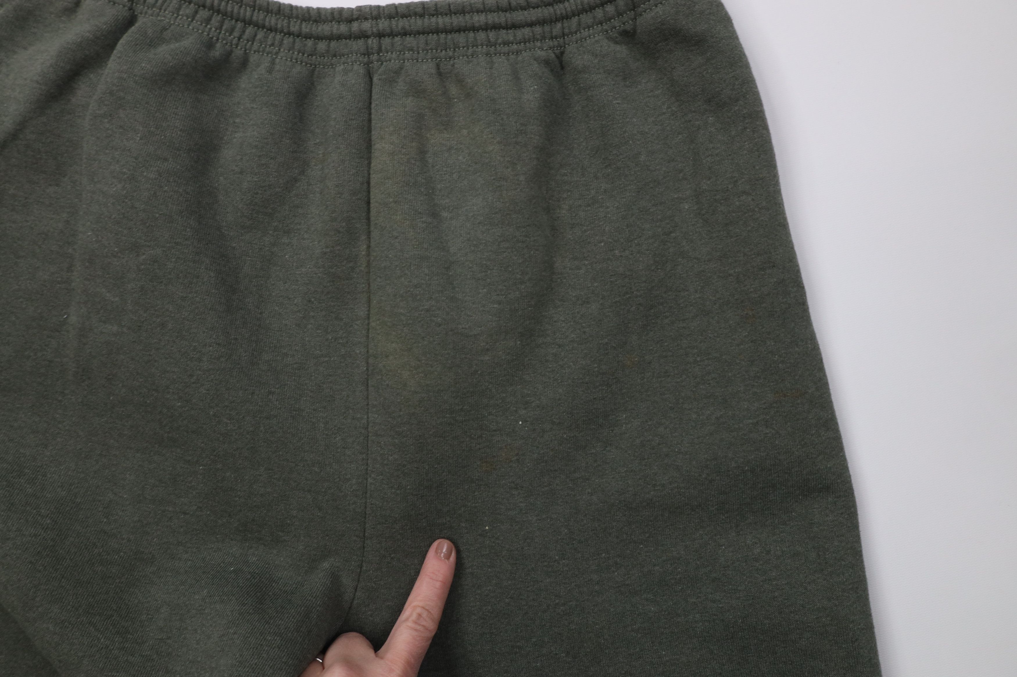 Vintage Vintage 90s Streetwear Heavyweight Sweatpants Joggers Green Size US 38 / EU 54 - 5 Thumbnail