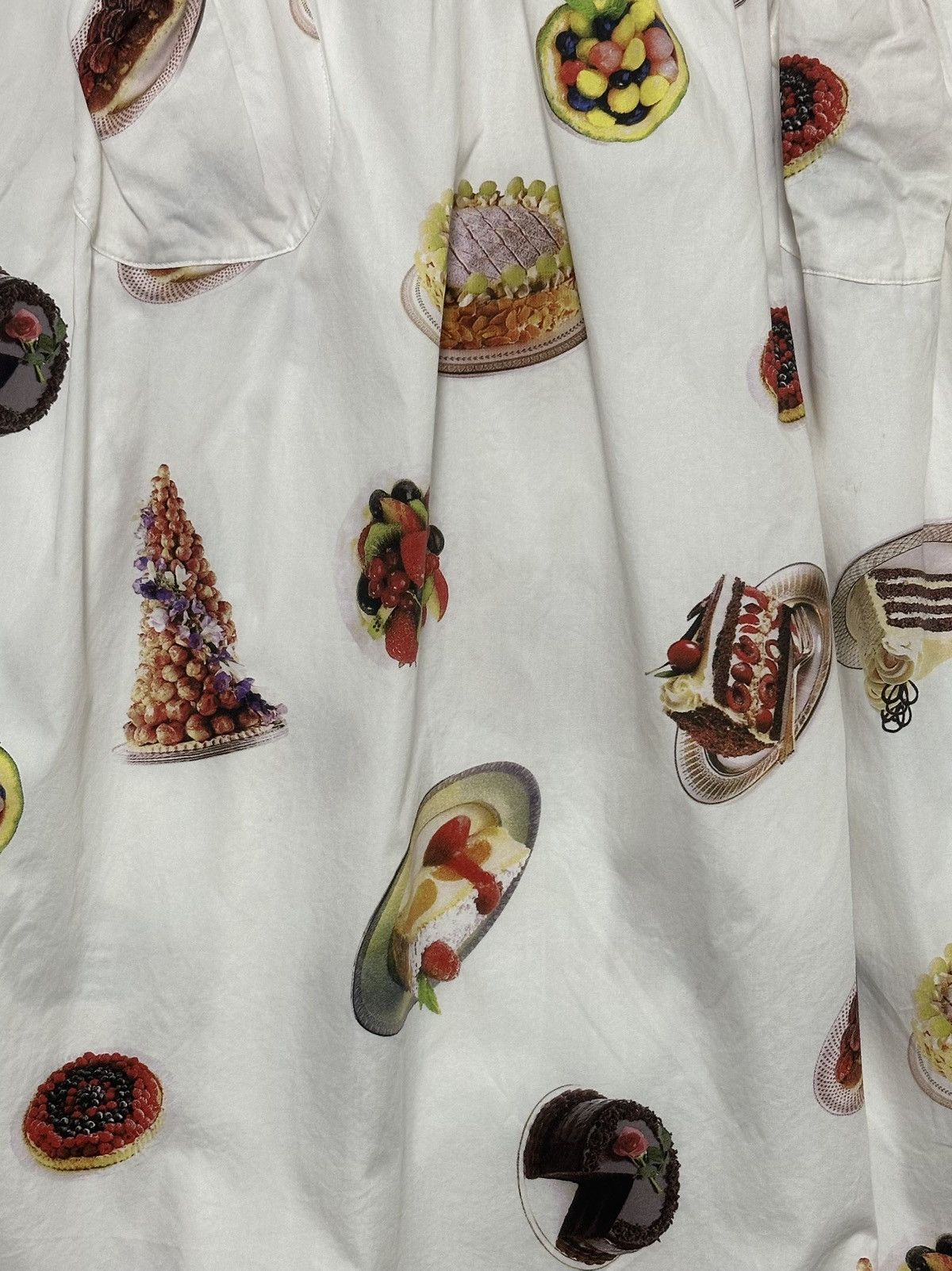 Junya Watanabe JUNYA WATANABE S/S 2001 Sweet Cake Dessert Print Midi Skirt Size 27" / US 4 / IT 40 - 4 Thumbnail