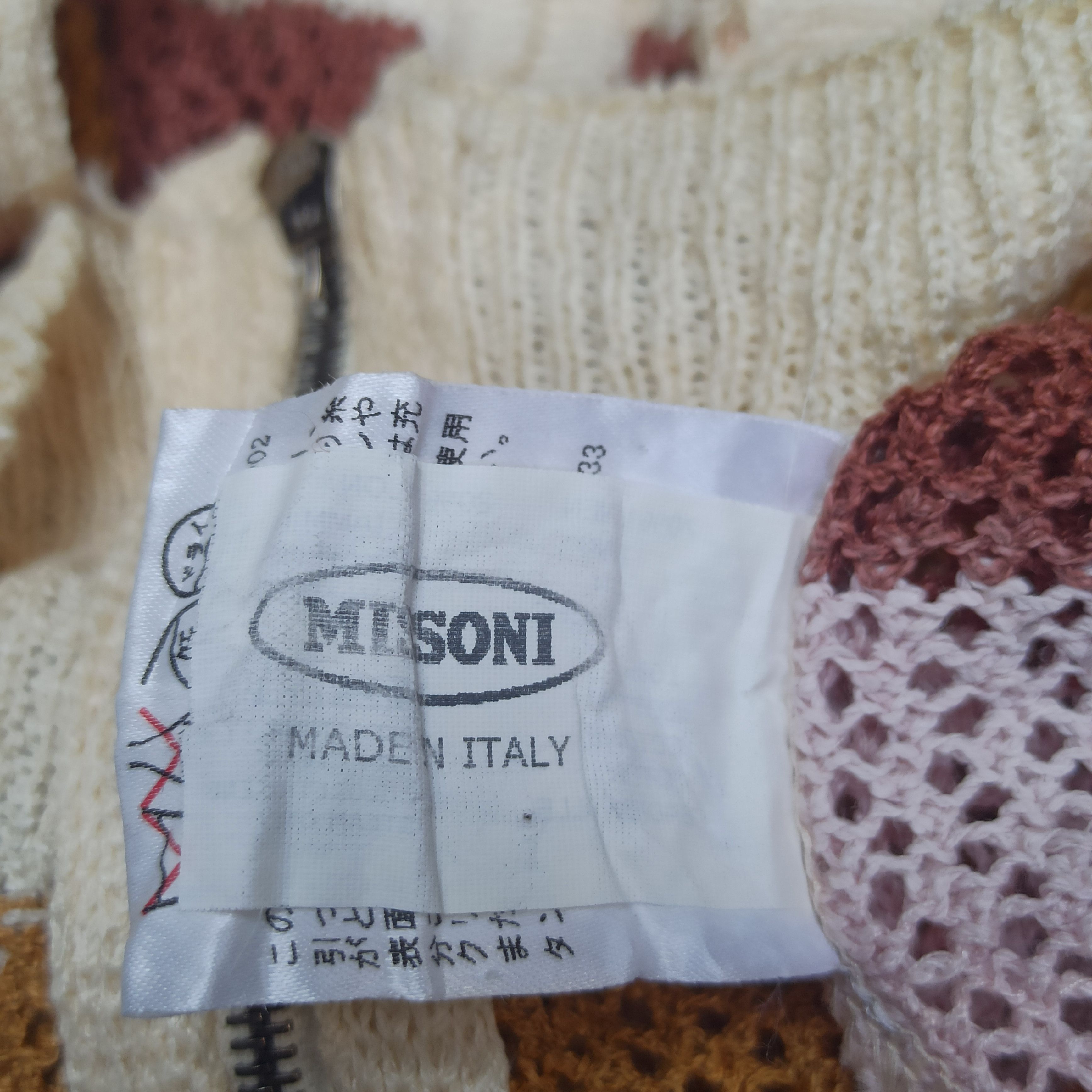 Missoni Vintage Knitweare Jacket Missoni ziper Riri Size XL / US 12-14 / IT 48-50 - 9 Thumbnail