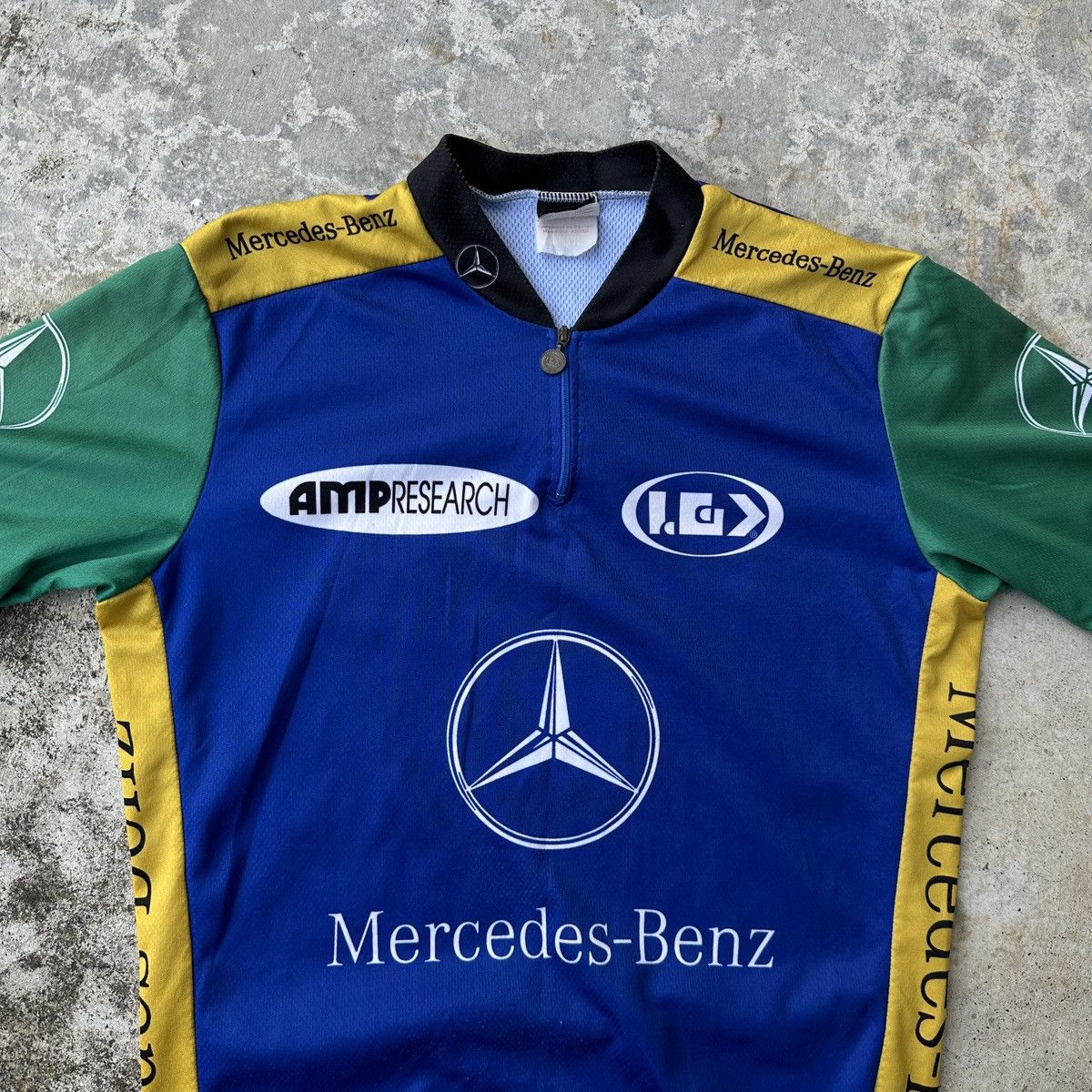 Mercedes-Benz Mercedes Benz made in USA Bicycle Jersey long sleeve tee Size US M / EU 48-50 / 2 - 3 Thumbnail