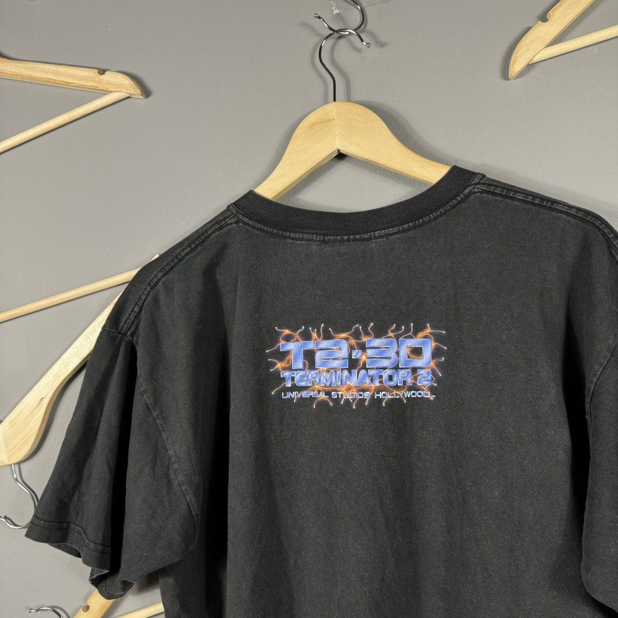 Vintage Vintage 90s Terminator 2 Universal Studios Schwarnegger Tee Size US L / EU 52-54 / 3 - 6 Thumbnail